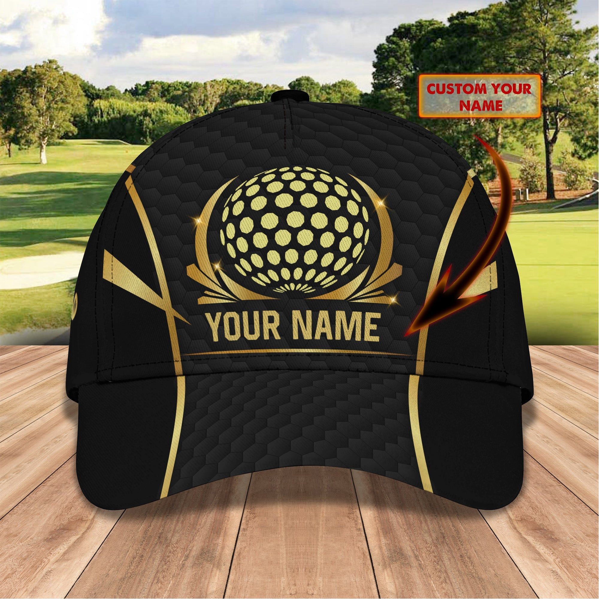 3D Classic Cap Golf Cap03 Personalized Name Cap Trucker Hats Custom Hats Gifts For Men & Women