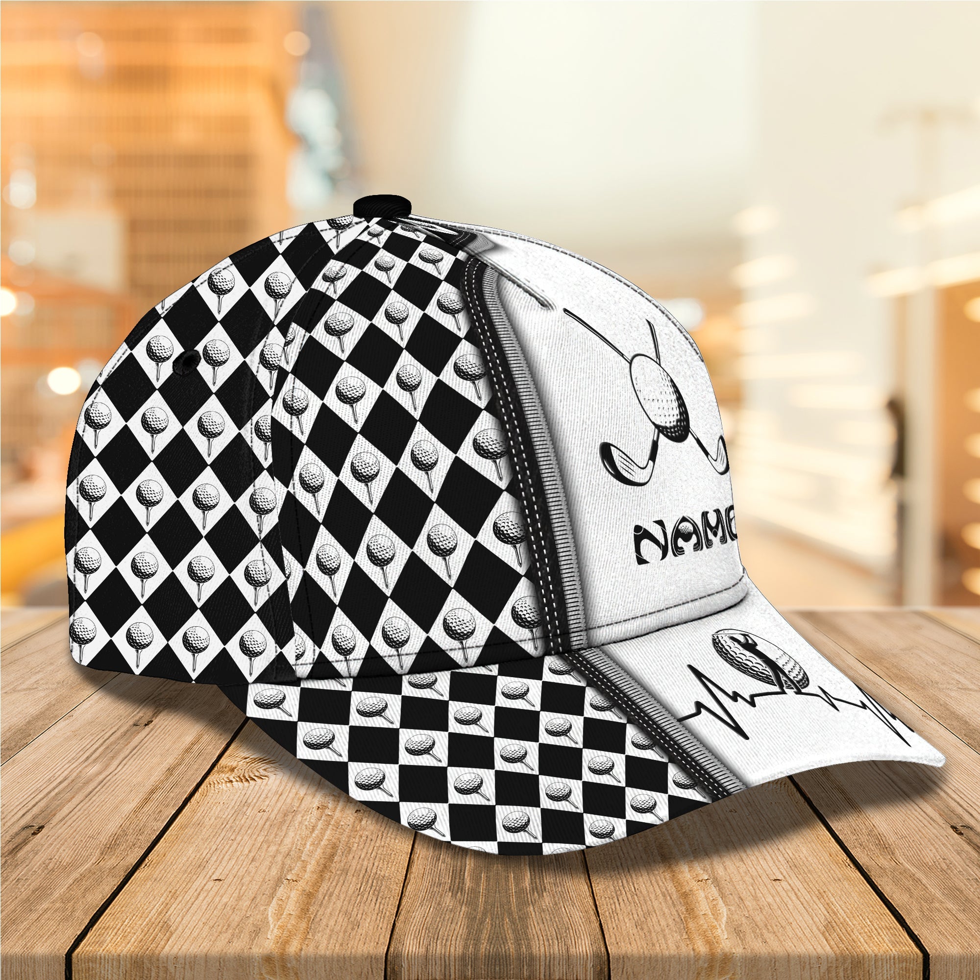 3D Classic Cap Golf Personalized Name Cap 05 Trucker Hats Custom Hats Gifts For Men & Women