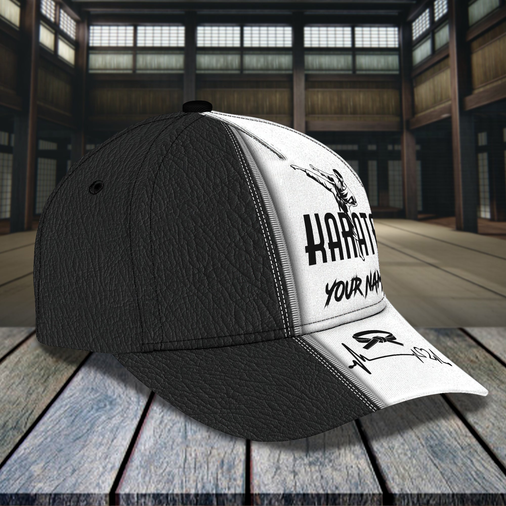 3D Classic Cap Karate Personalized Name Cap Trucker Hats Custom Hats Gifts For Men & Women