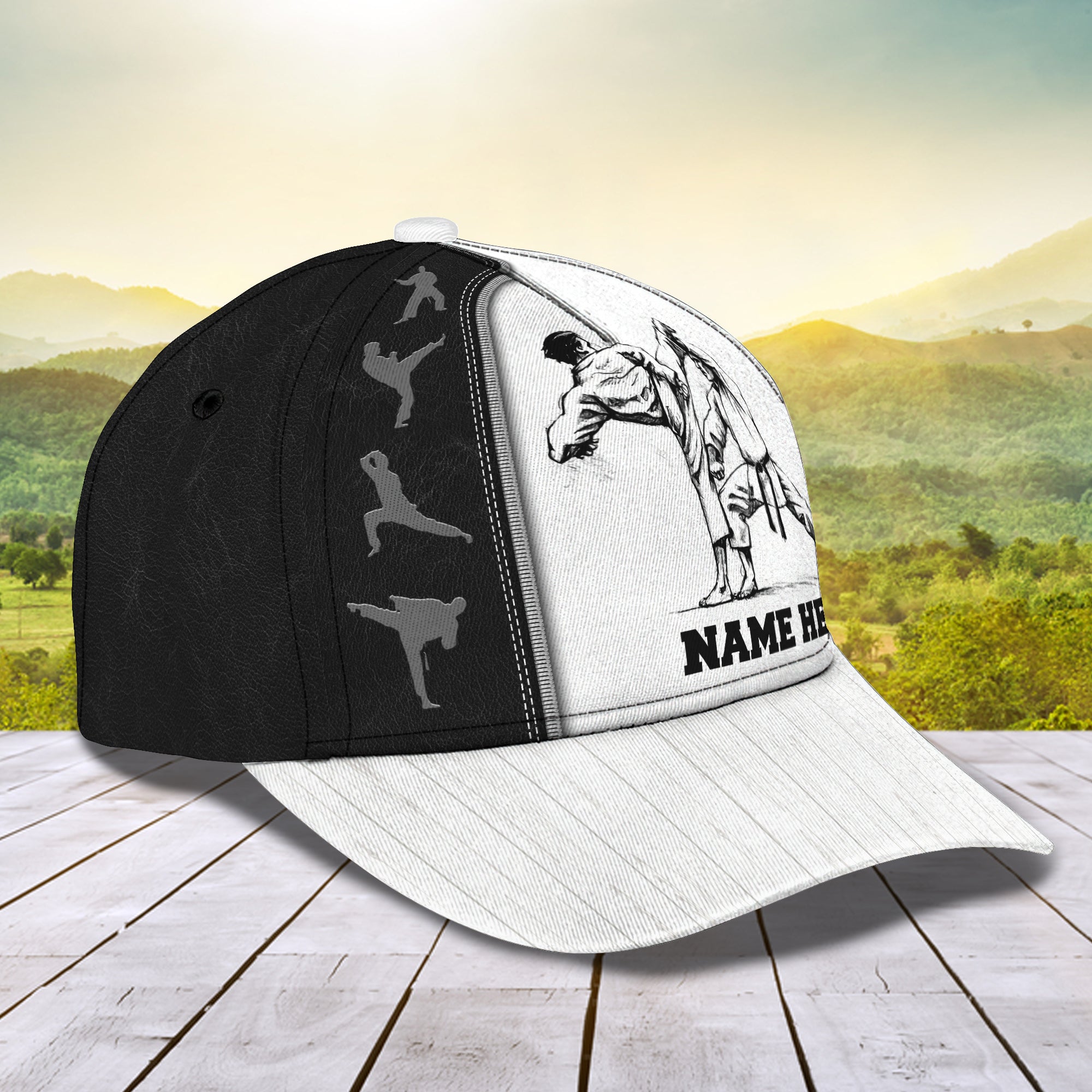 3D Classic Cap Karatedo Personalized Name Cap Trucker Hats Custom Hats Gifts For Men & Women