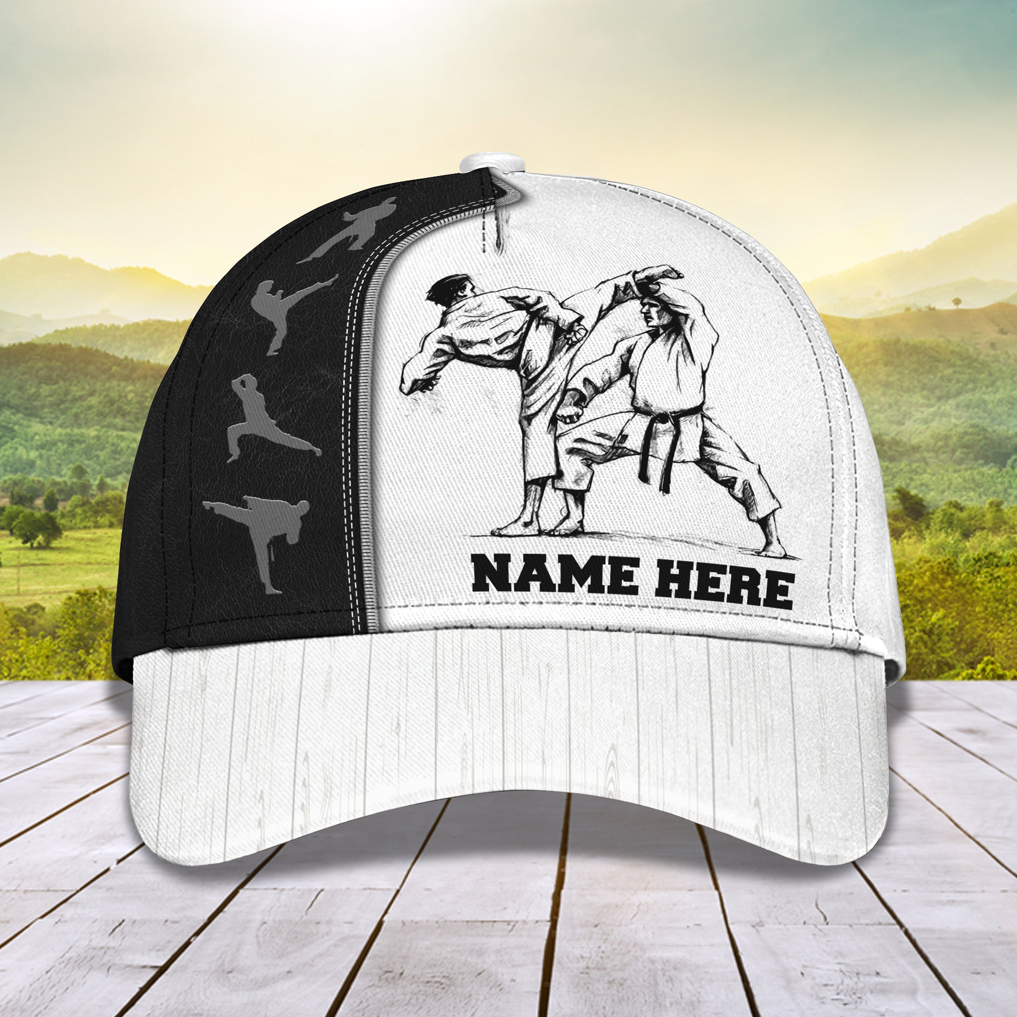 3D Classic Cap Karatedo Personalized Name Cap Trucker Hats Custom Hats Gifts For Men & Women