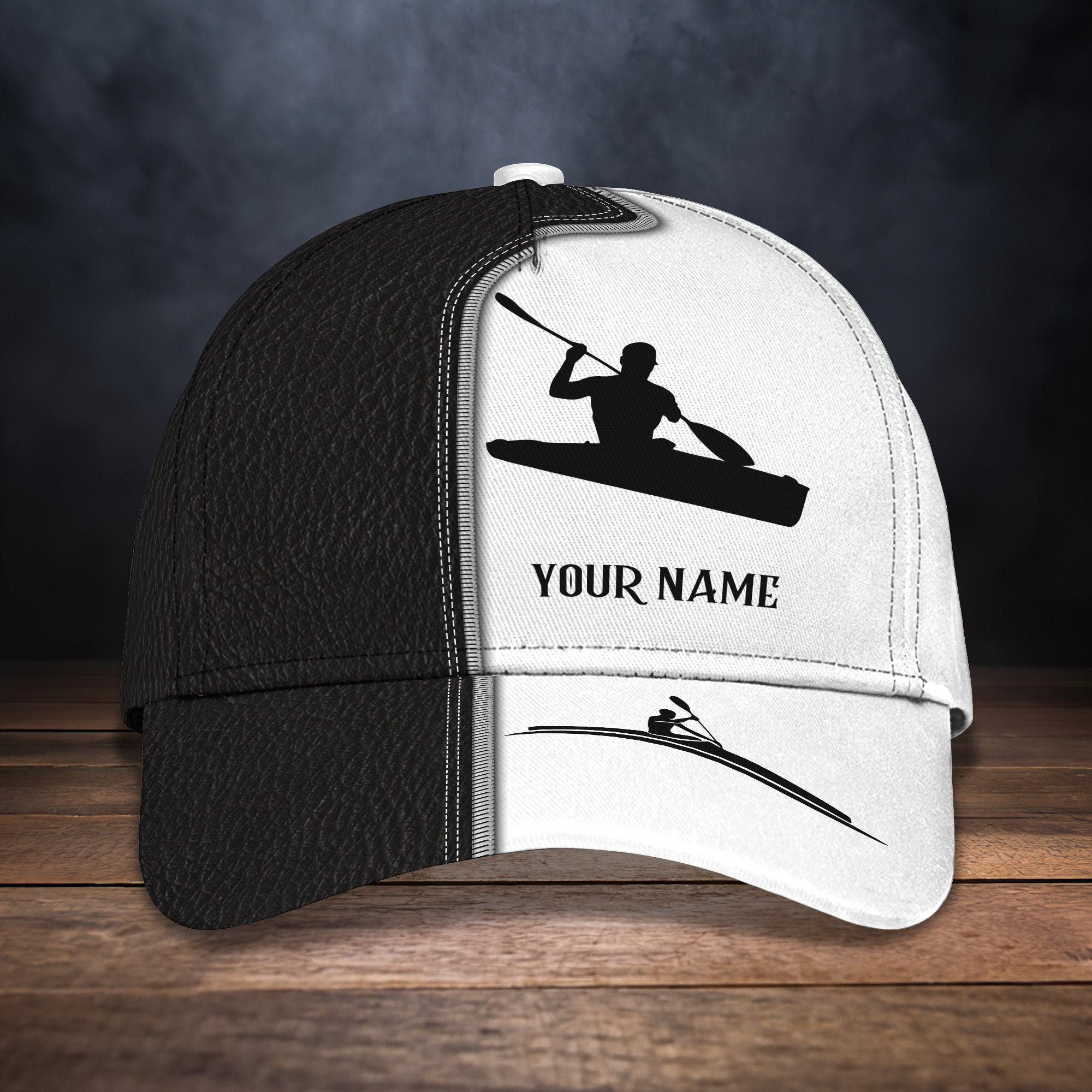 3D Classic Cap Kayaking Personalized Name Cap Trucker Hats Custom Hats Gifts For Men & Women