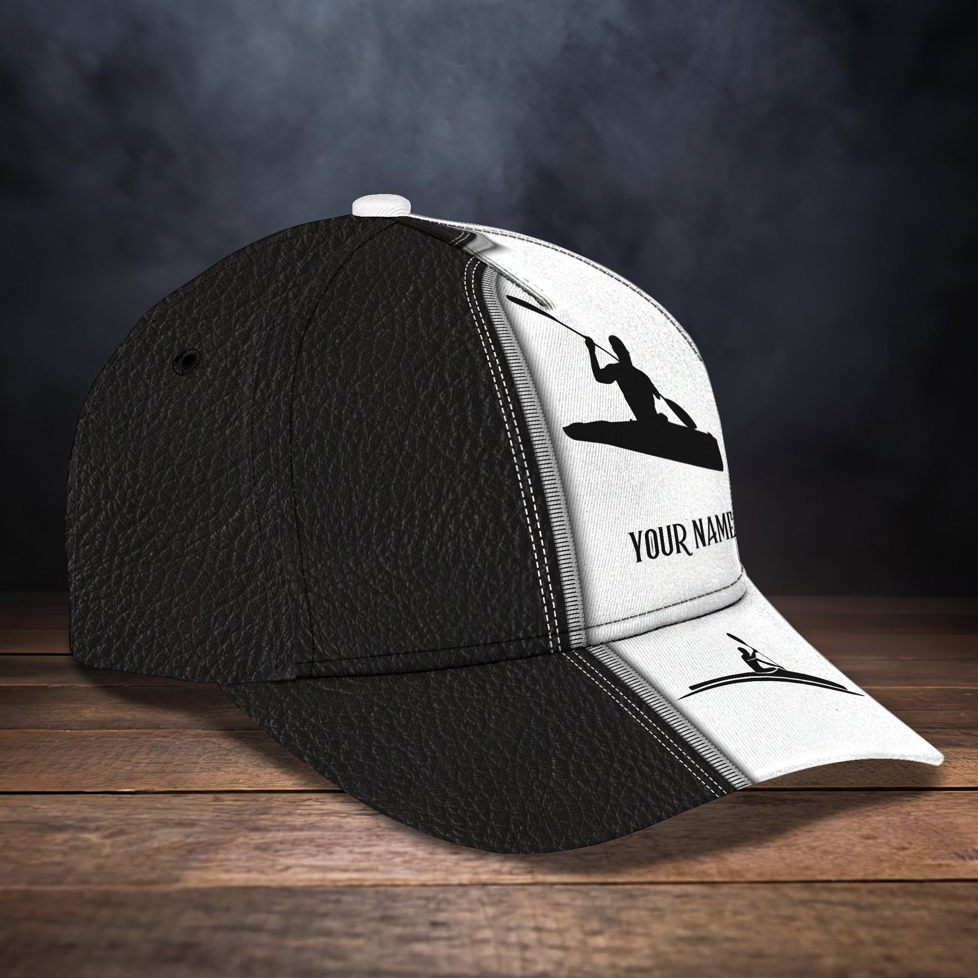 3D Classic Cap Kayaking Personalized Name Cap Trucker Hats Custom Hats Gifts For Men & Women