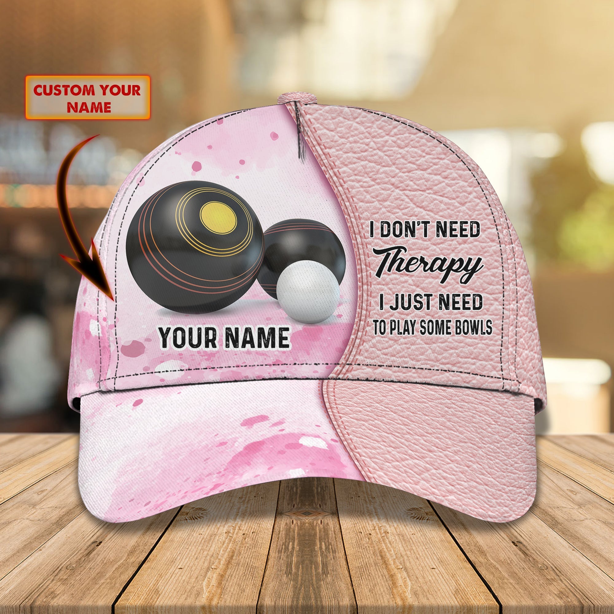 3D Classic Cap Lawns Bowls Personalized Name Cap Trucker Hats Custom Hats Gifts For Men & Women