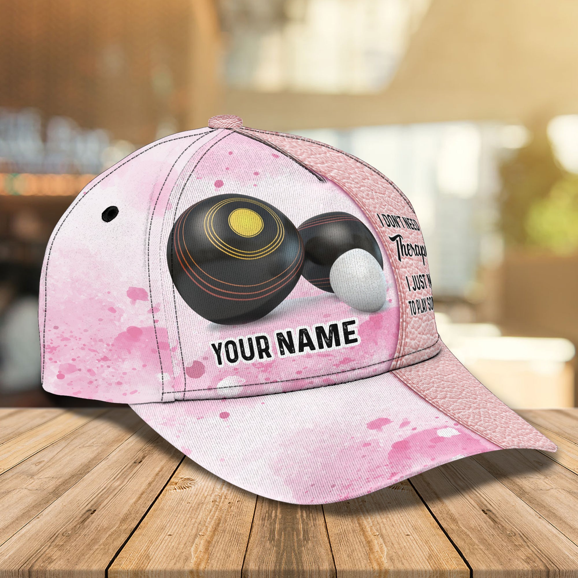 3D Classic Cap Lawns Bowls Personalized Name Cap Trucker Hats Custom Hats Gifts For Men & Women