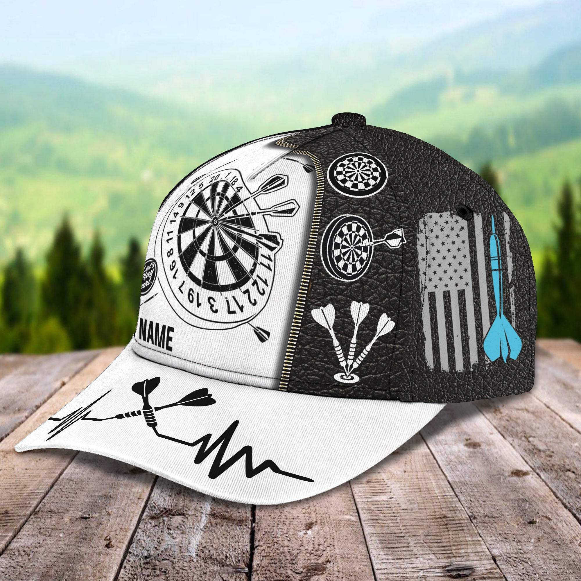3D Classic Cap Let'S Play Darts Personalized Name Cap Trucker Hats Custom Hats Gifts For Men & Women