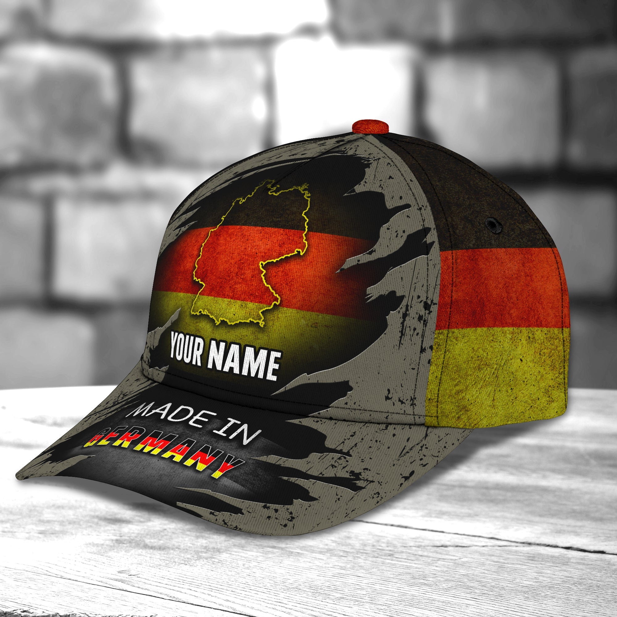 3D Classic Cap Made In Germany Personalized Name Cap 03 Trucker Hats Custom Hats Gifts For Men & Women