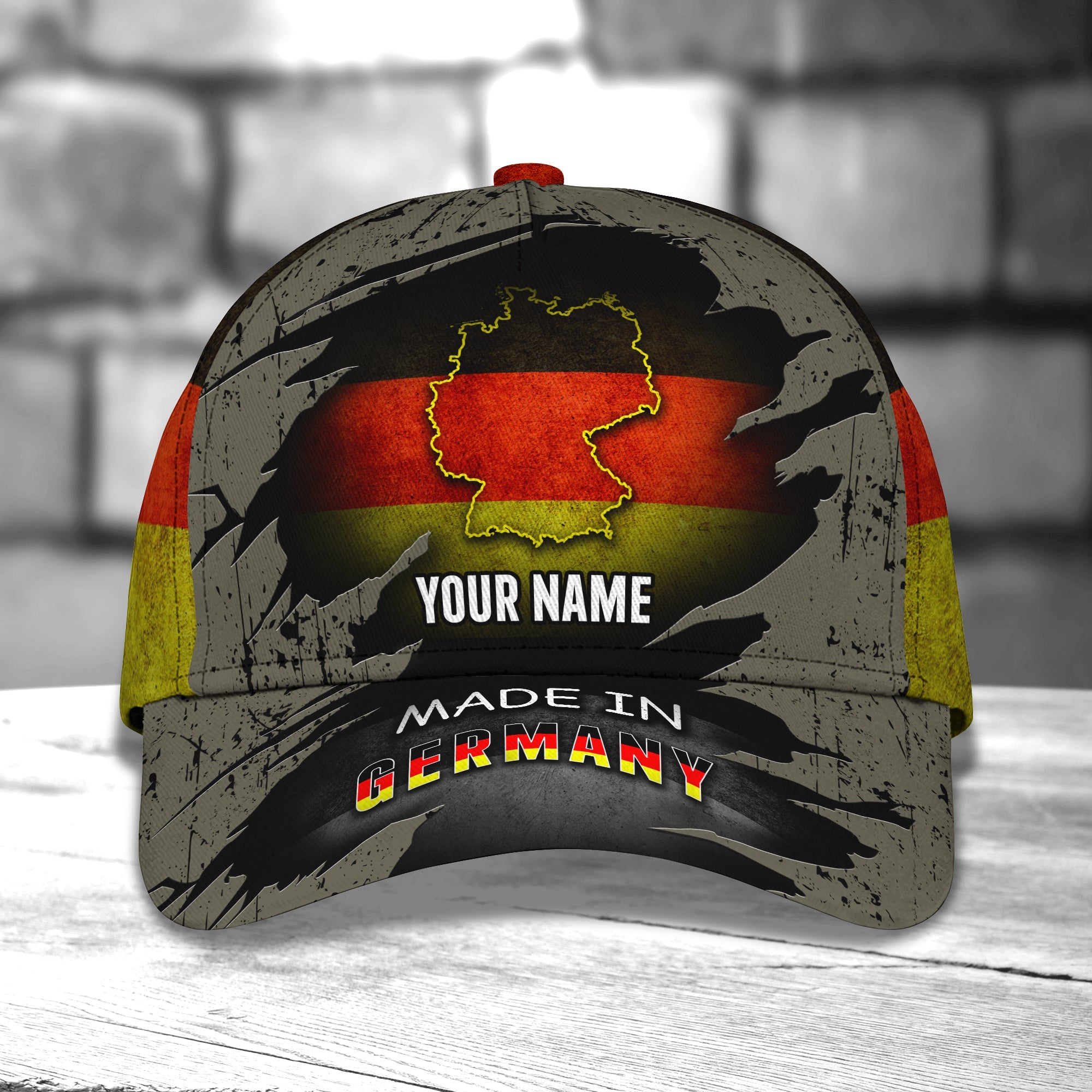 3D Classic Cap Made In Germany Personalized Name Cap 03 Trucker Hats Custom Hats Gifts For Men & Women