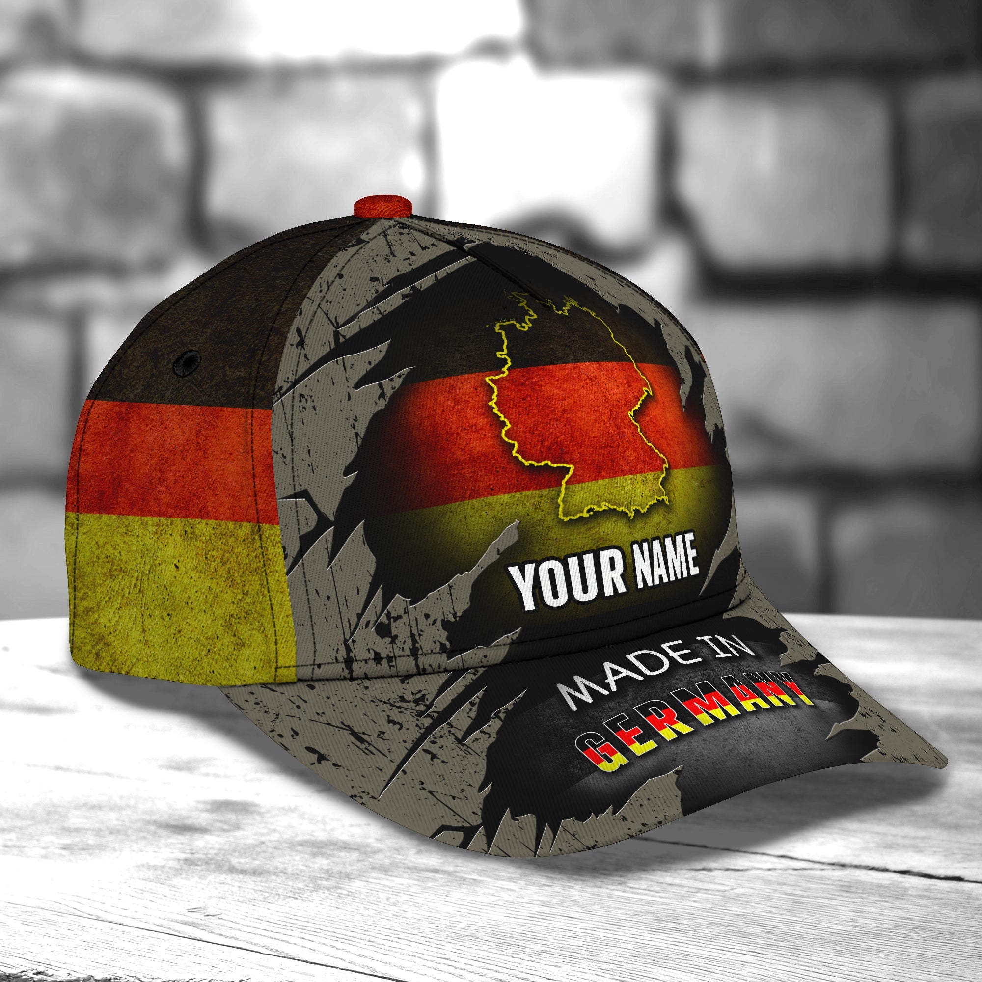 3D Classic Cap Made In Germany Personalized Name Cap 03 Trucker Hats Custom Hats Gifts For Men & Women