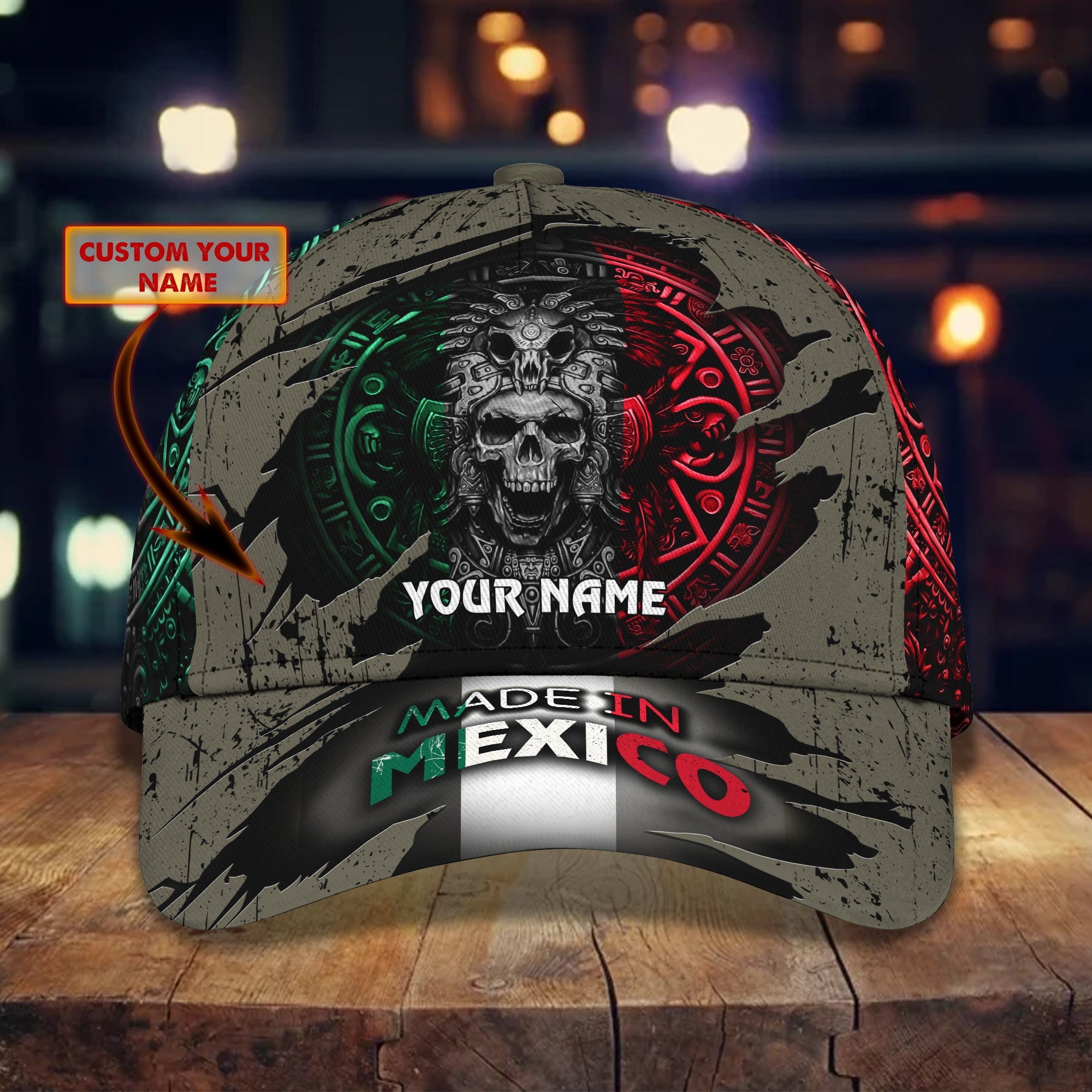 3D Classic Cap Made In Mexico Cap05 Trucker Hats Custom Hats Gifts For Men & Women