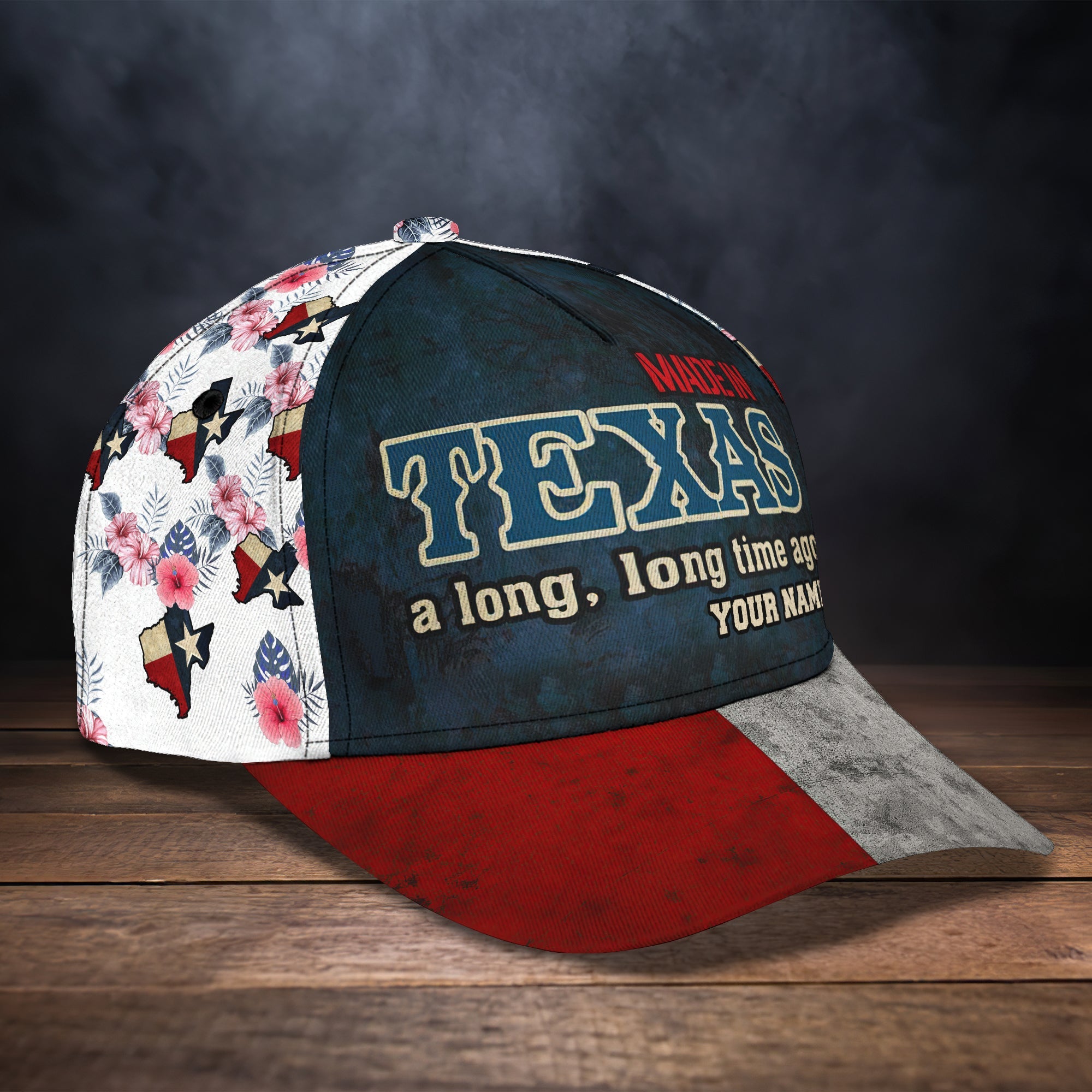 3D Classic Cap Made In Texas Personalized Name Cap Trucker Hats Custom Hats Gifts For Men & Women