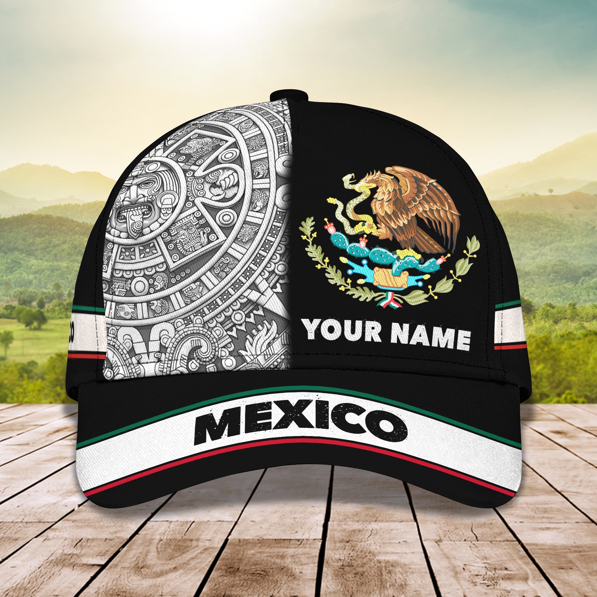 3D Classic Cap Mexico Cap02 Trucker Hats Custom Hats Gifts For Men & Women