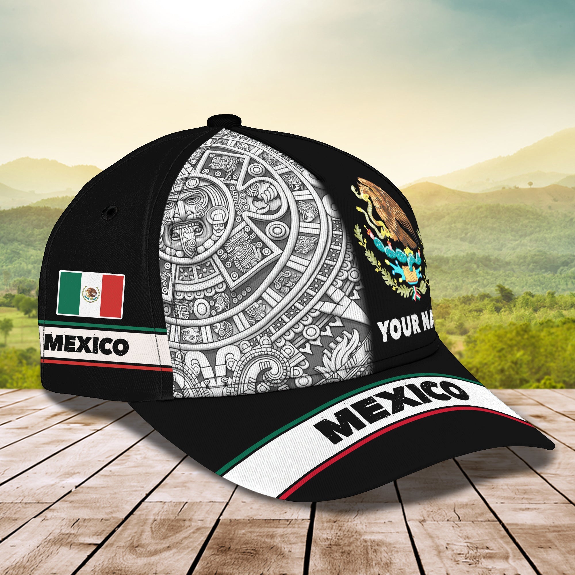 3D Classic Cap Mexico Cap02 Trucker Hats Custom Hats Gifts For Men & Women