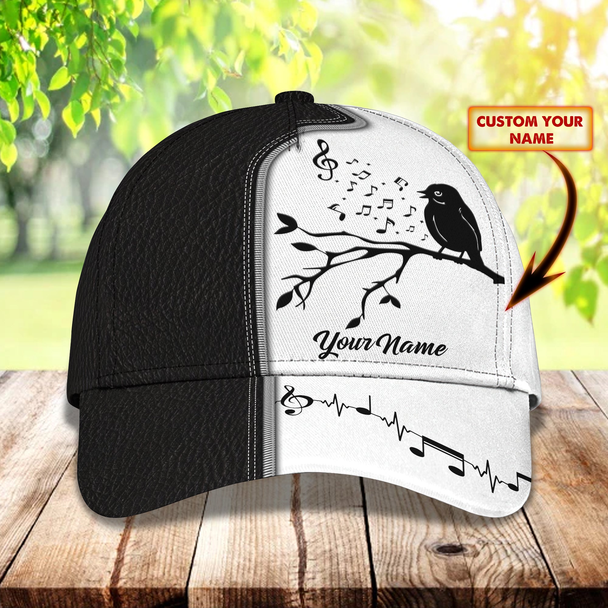 3D Classic Cap Music 39 Personalized Name Cap Trucker Hats Custom Hats Gifts For Men & Women