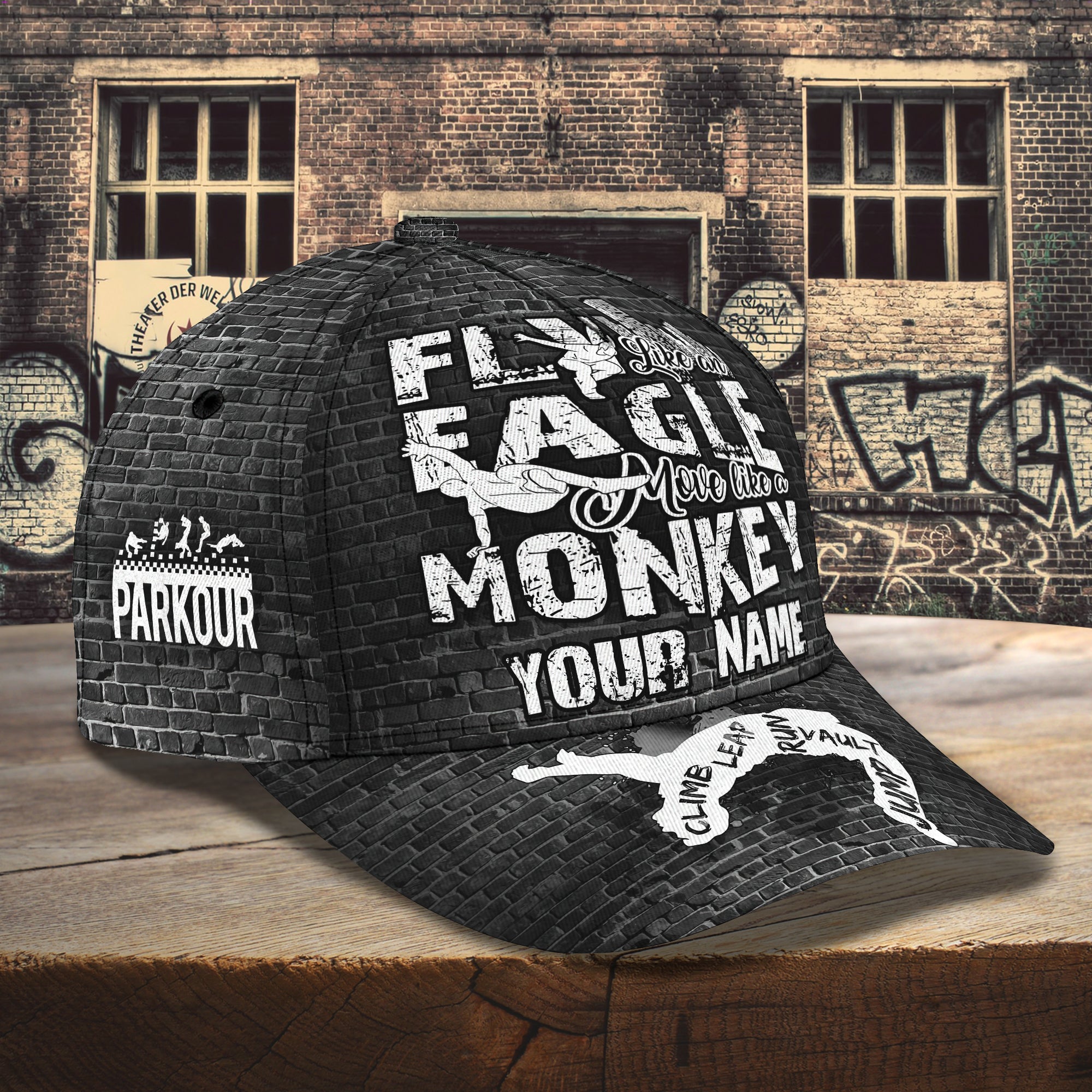 3D Classic Cap Parkour Personalized Name Cap 11 Trucker Hats Custom Hats Gifts For Men & Women
