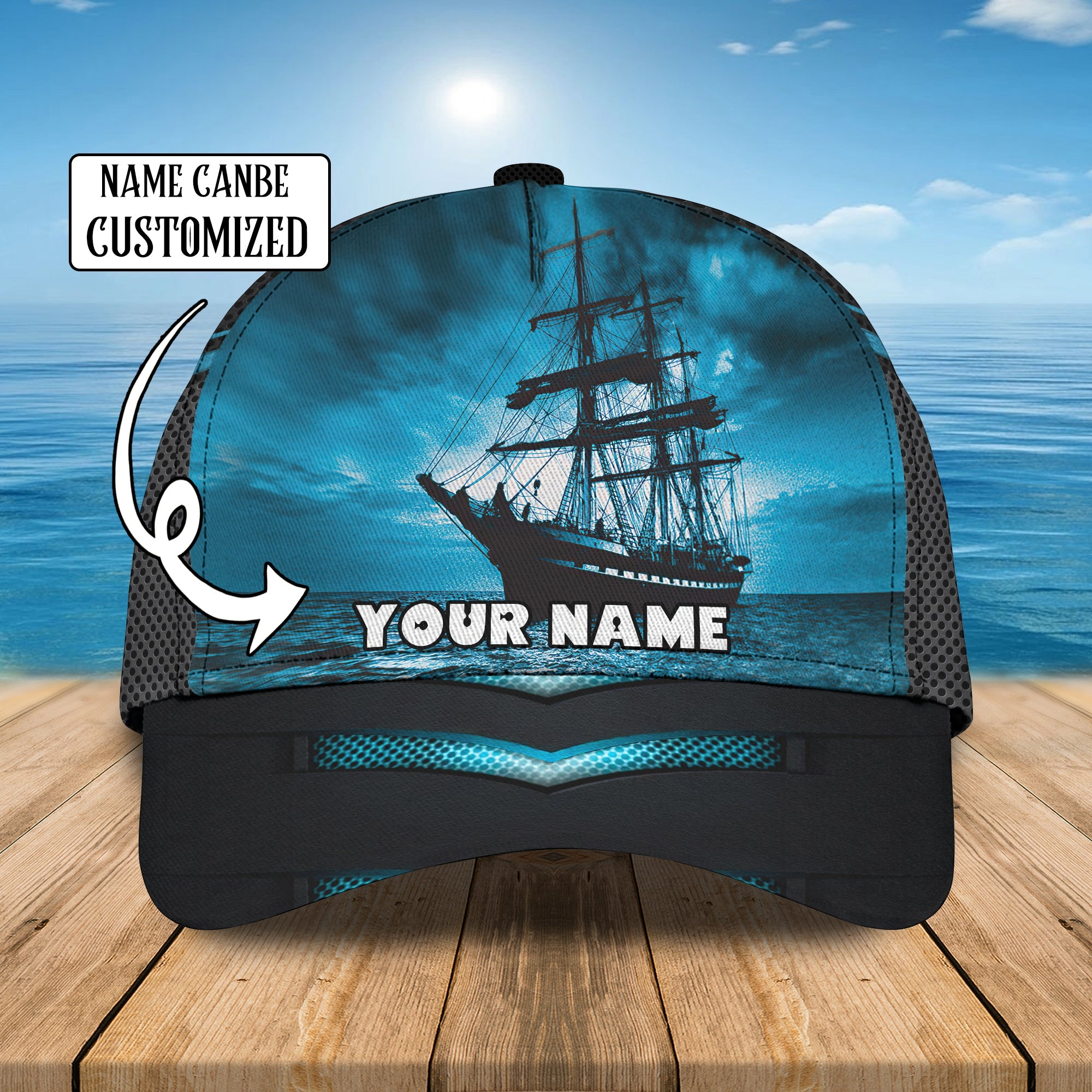3D Classic Cap Personalized Classic Cap Sailing Trucker Hats Custom Hats Gifts For Men & Women