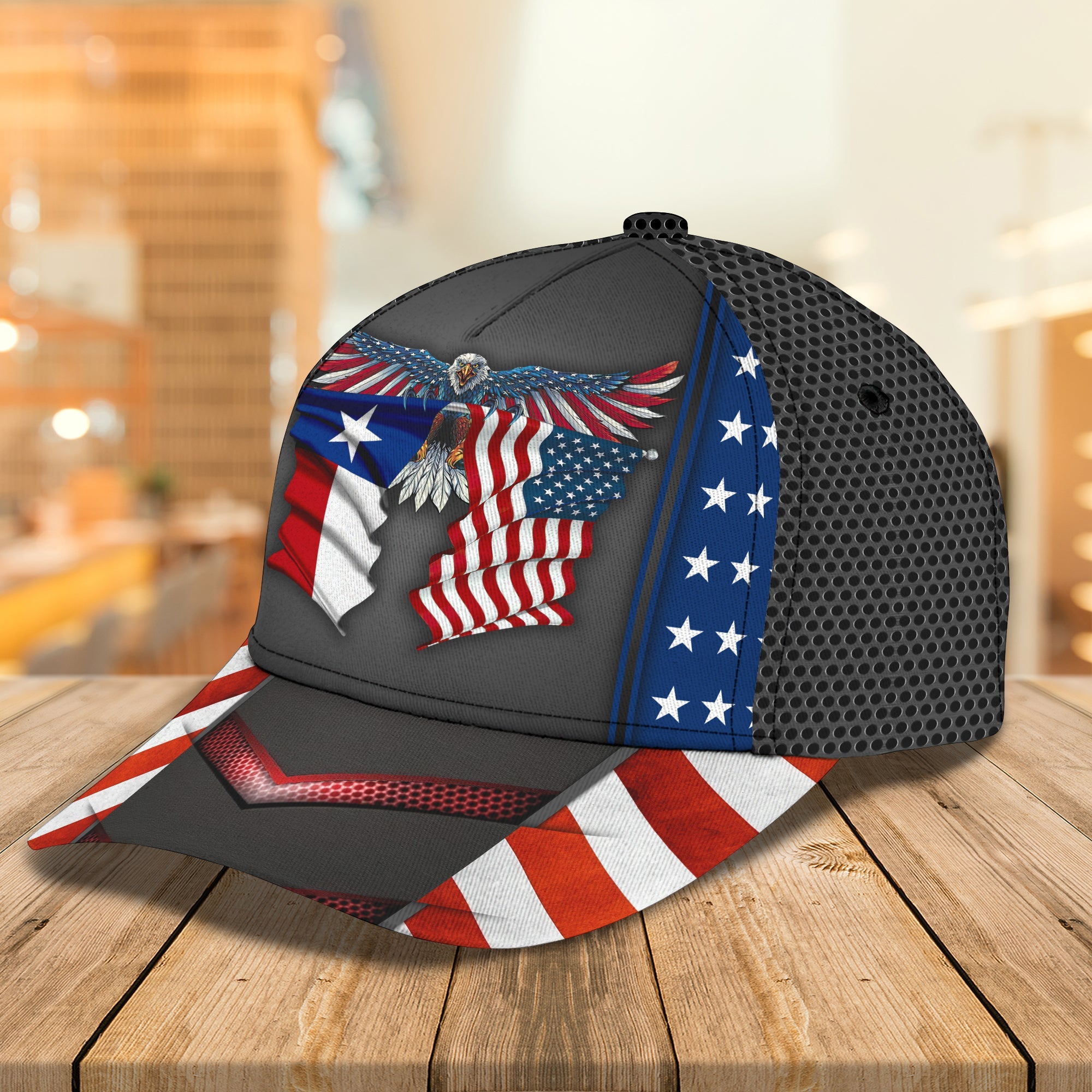 3D Classic Cap Personalized Classic Cap Texas Trucker Hats Custom Hats Gifts For Men & Women