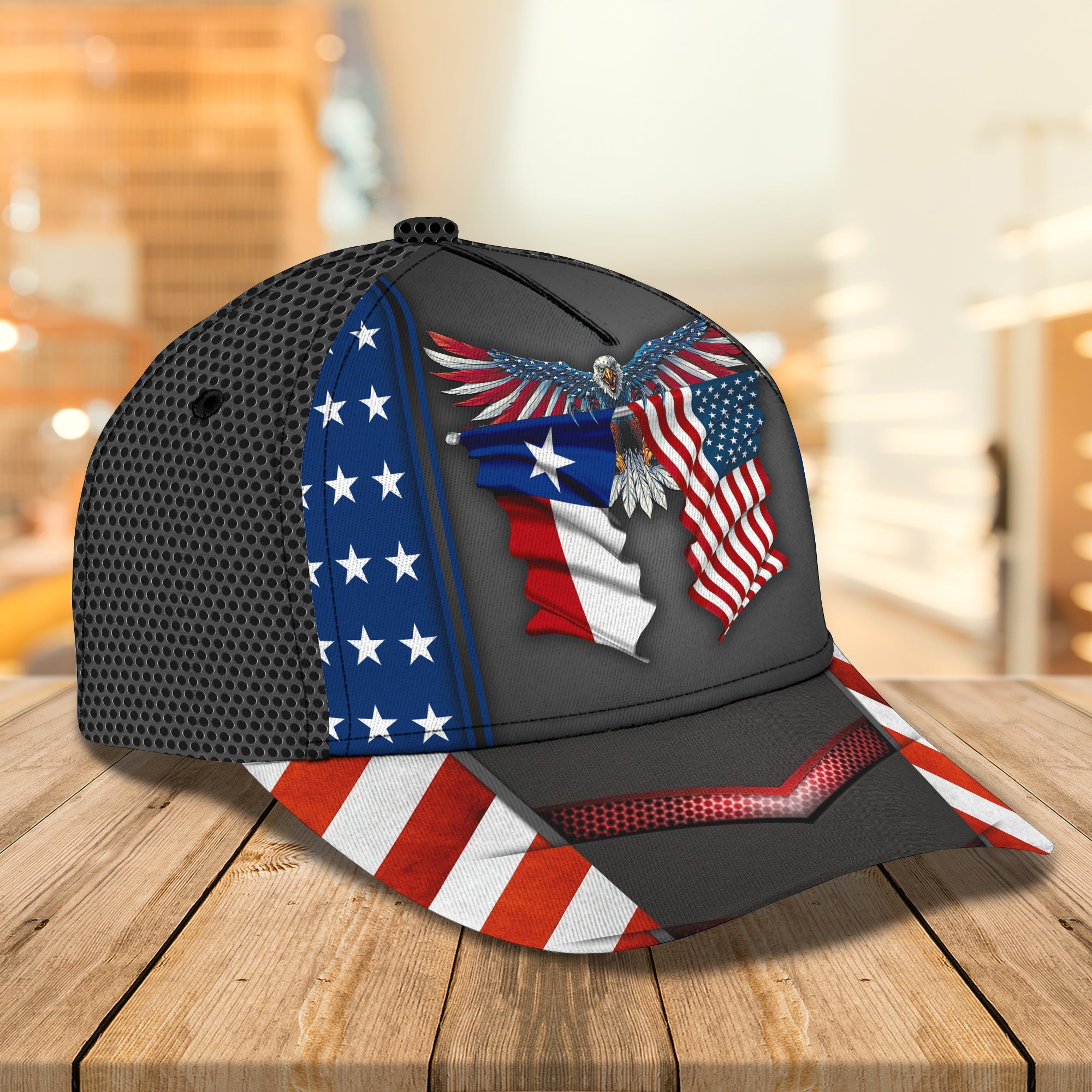 3D Classic Cap Personalized Classic Cap Texas Trucker Hats Custom Hats Gifts For Men & Women