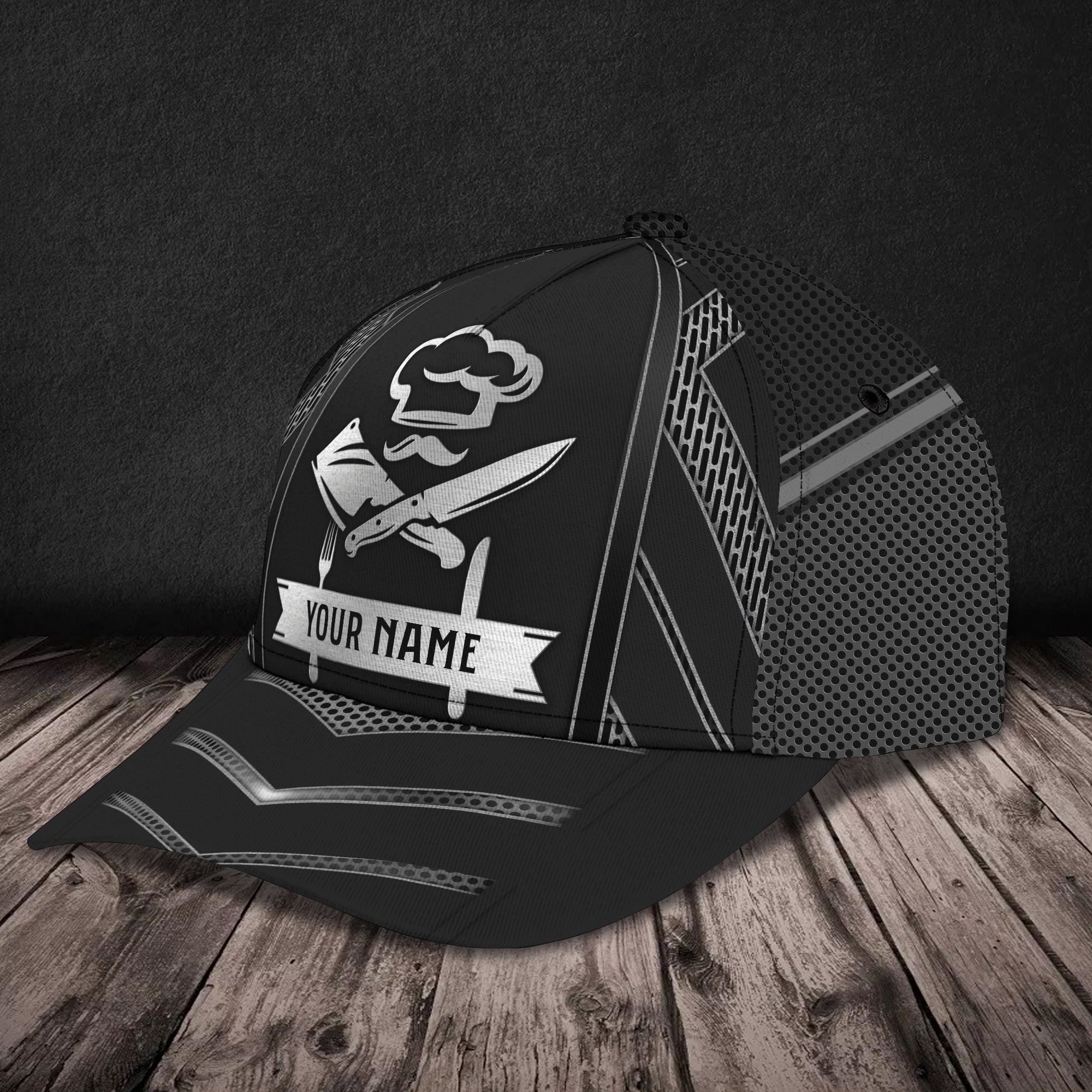 3D Classic Cap Personalized Name Cap Chef 05 Trucker Hats Custom Hats Gifts For Men & Women