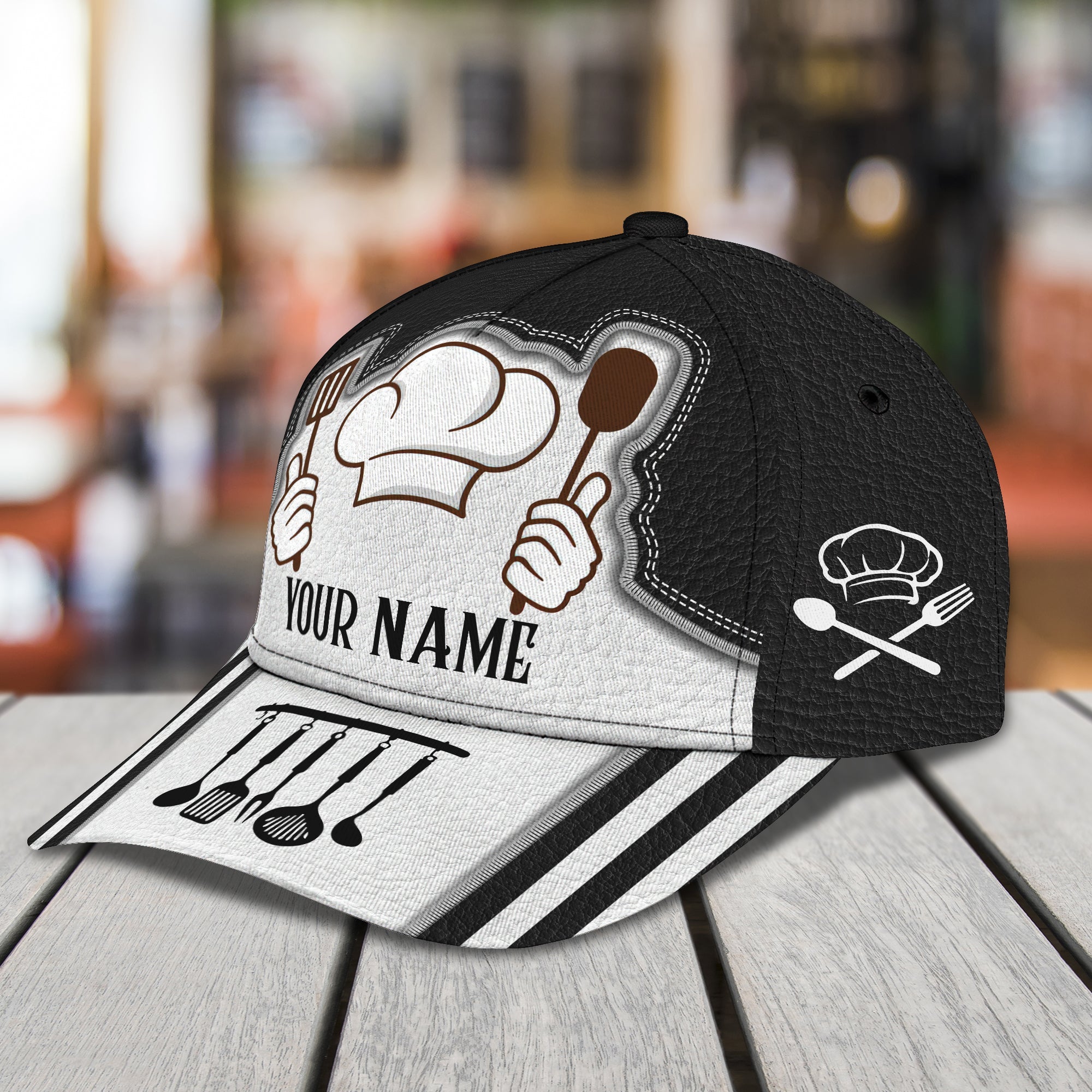3D Classic Cap Personalized Name Cap Chef Trucker Hats Custom Hats Gifts For Men & Women
