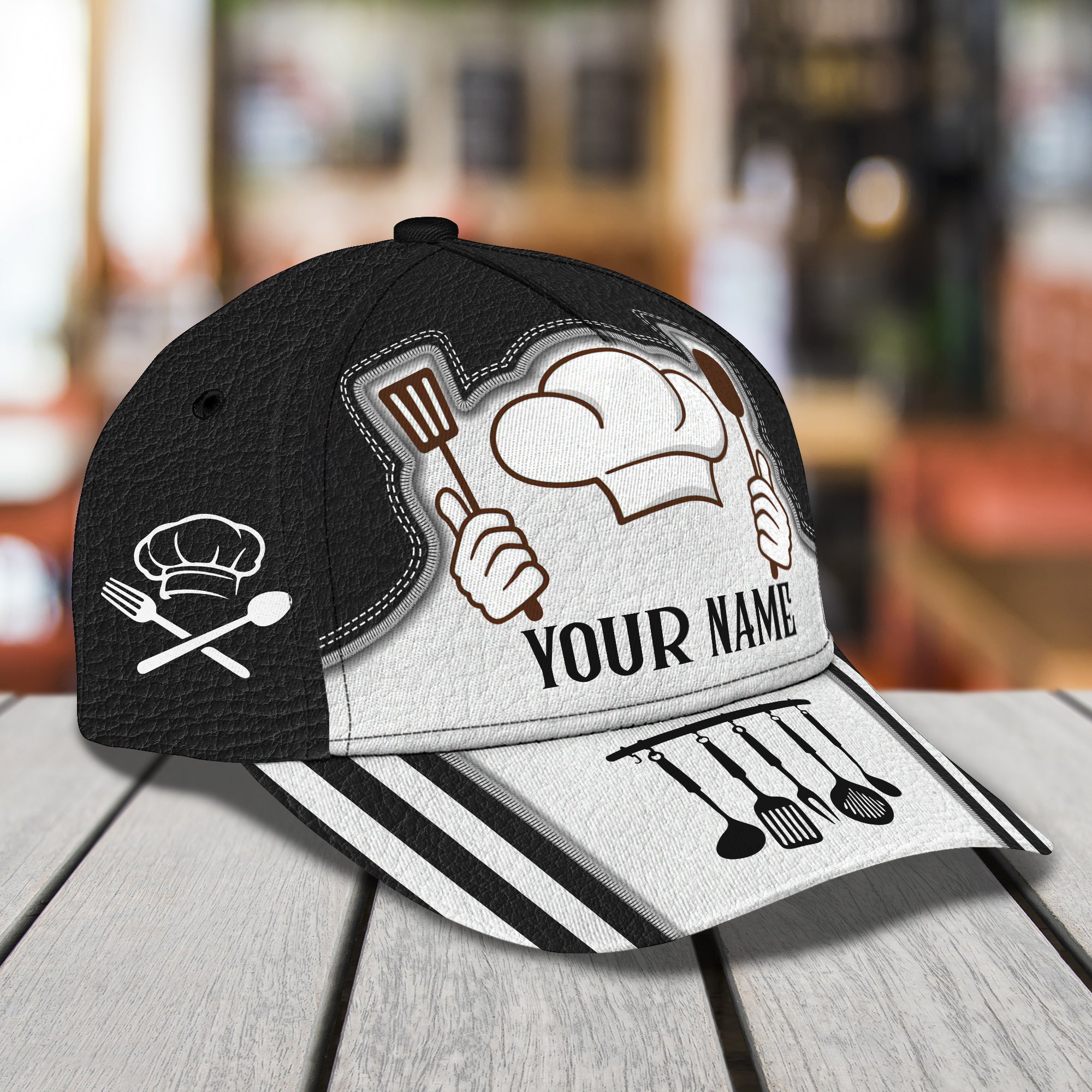 3D Classic Cap Personalized Name Cap Chef Trucker Hats Custom Hats Gifts For Men & Women