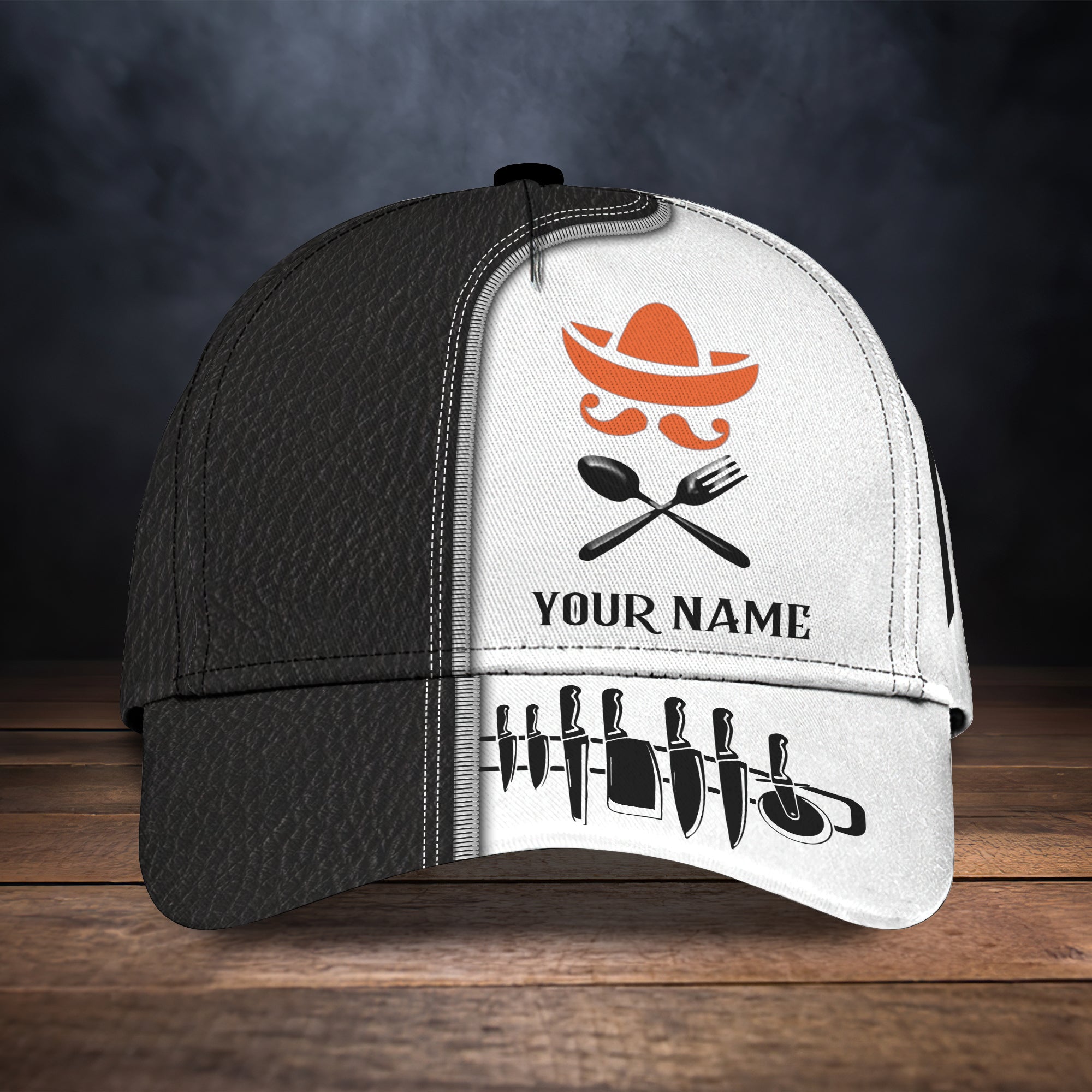 3D Classic Cap Personalized Name Cap Chef05 Trucker Hats Custom Hats Gifts For Men & Women