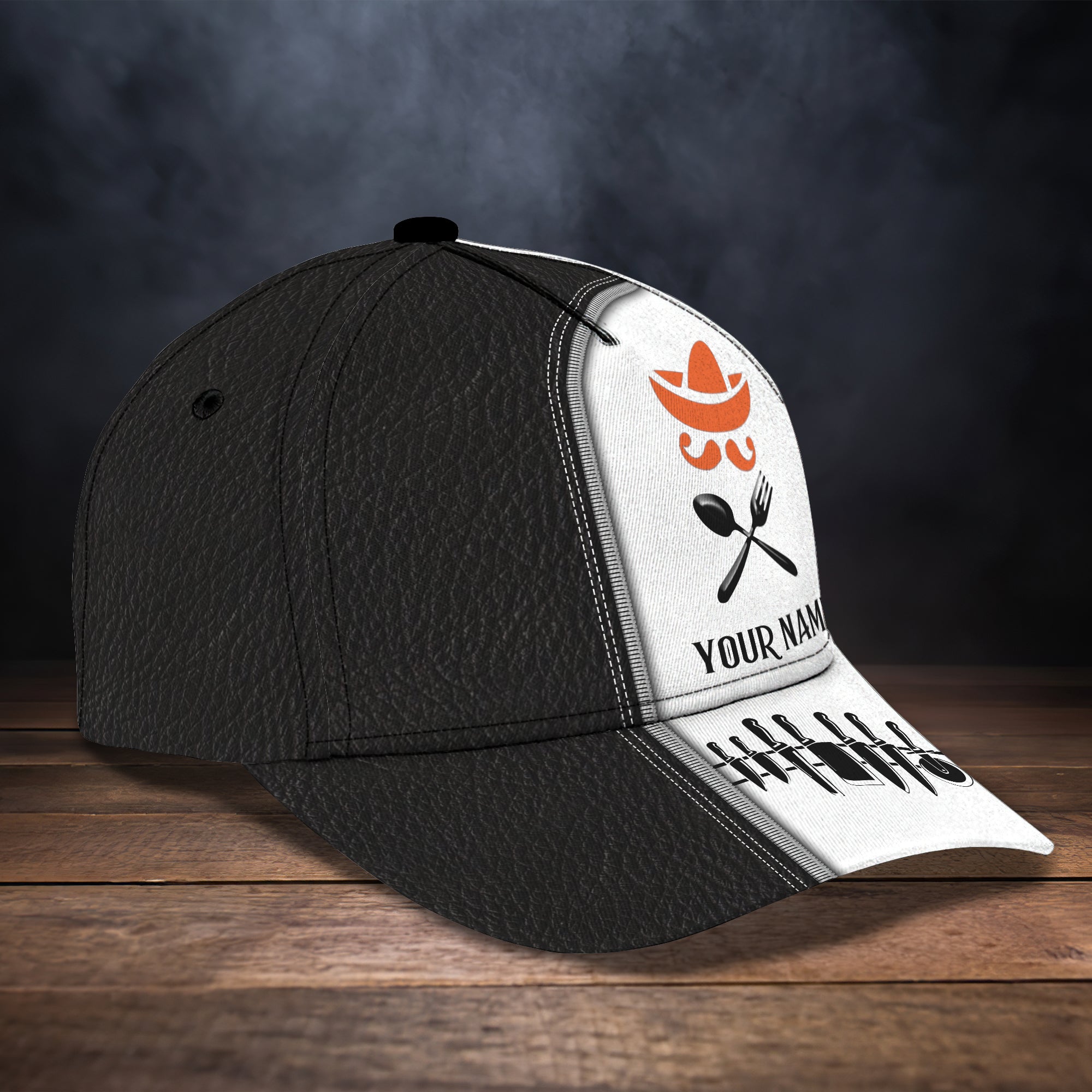 3D Classic Cap Personalized Name Cap Chef05 Trucker Hats Custom Hats Gifts For Men & Women