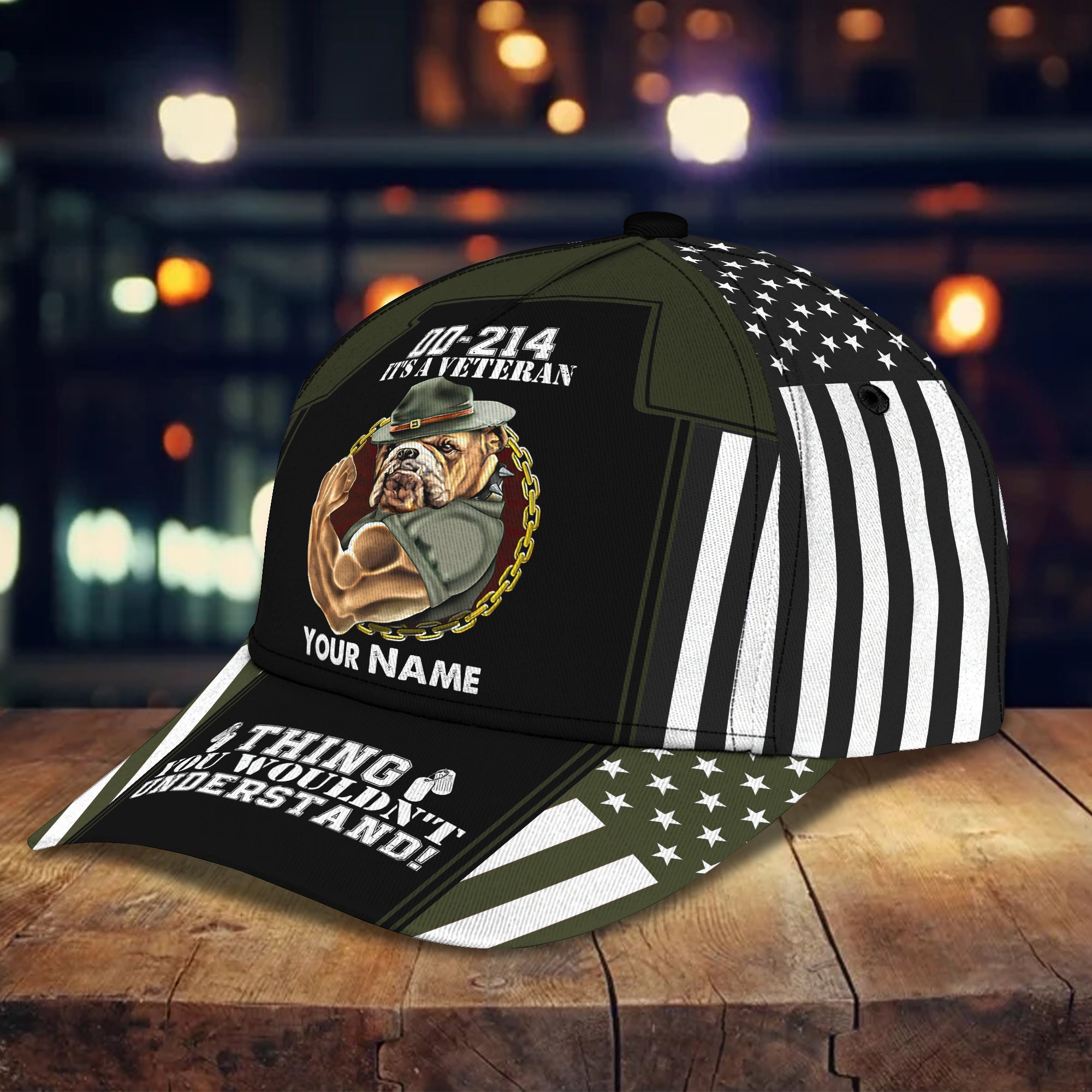 3D Classic Cap Personalized Name Cap06 Veteran Trucker Hats Custom Hats Gifts For Men & Women
