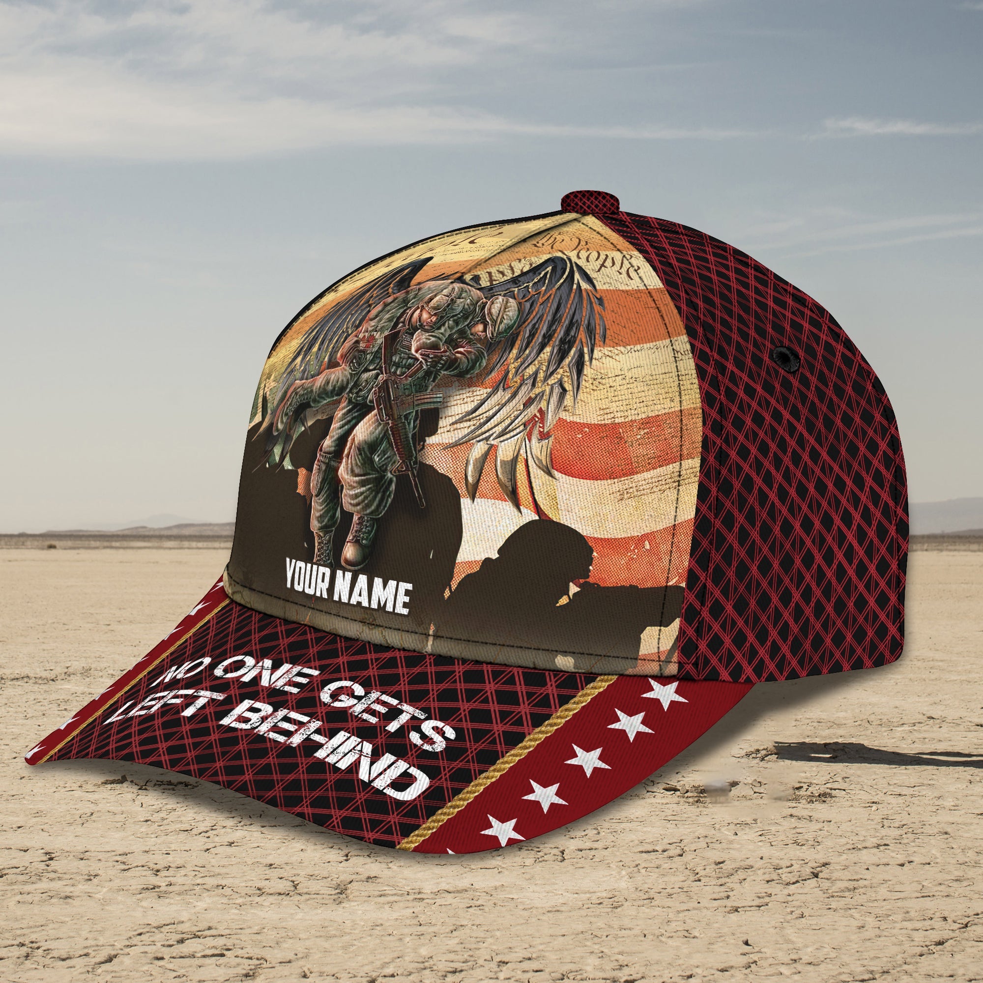 3D Classic Cap Personalized Name Cap19 Veteran Trucker Hats Custom Hats Gifts For Men & Women