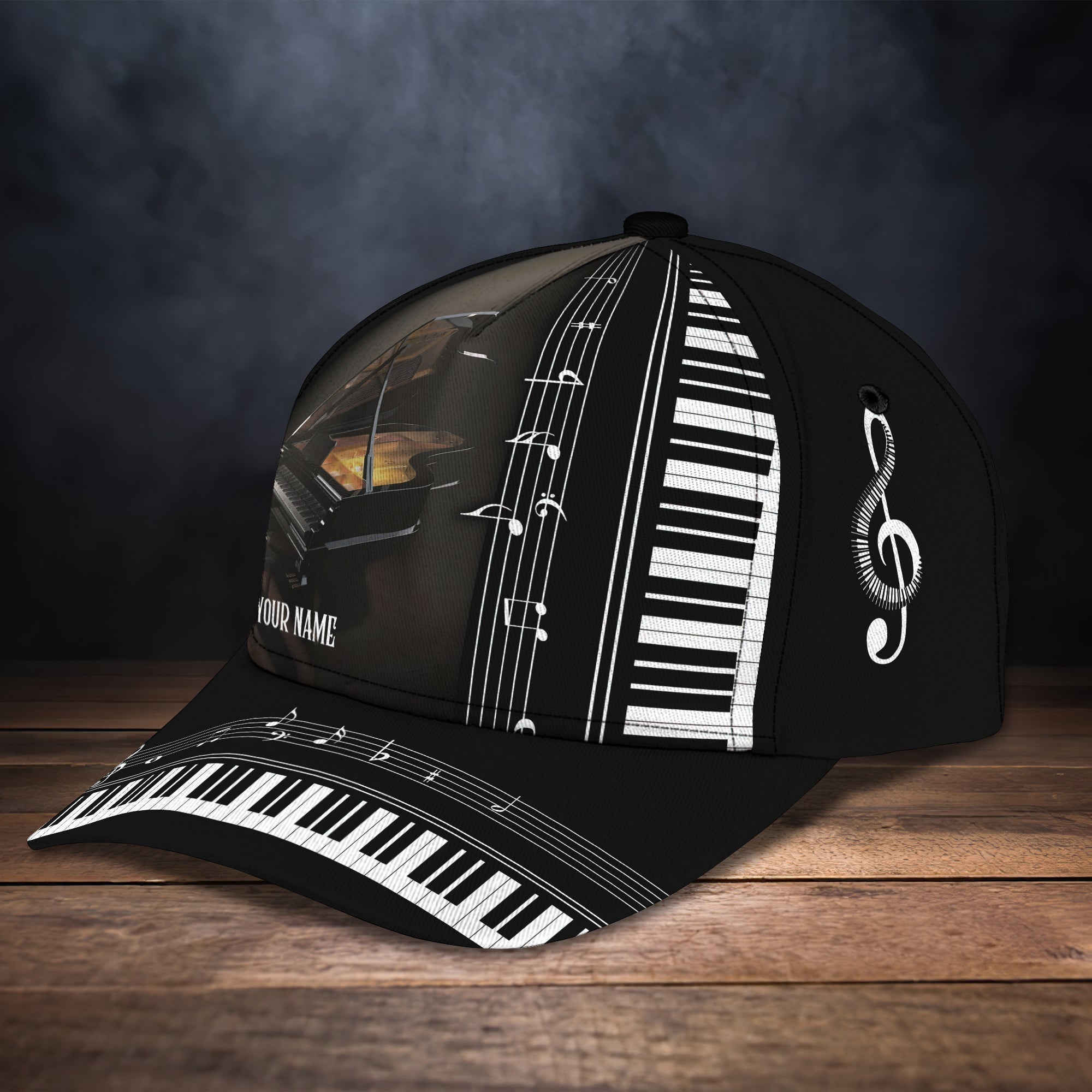 3D Classic Cap Piano Cap 04 Trucker Hats Custom Hats Gifts For Men & Women