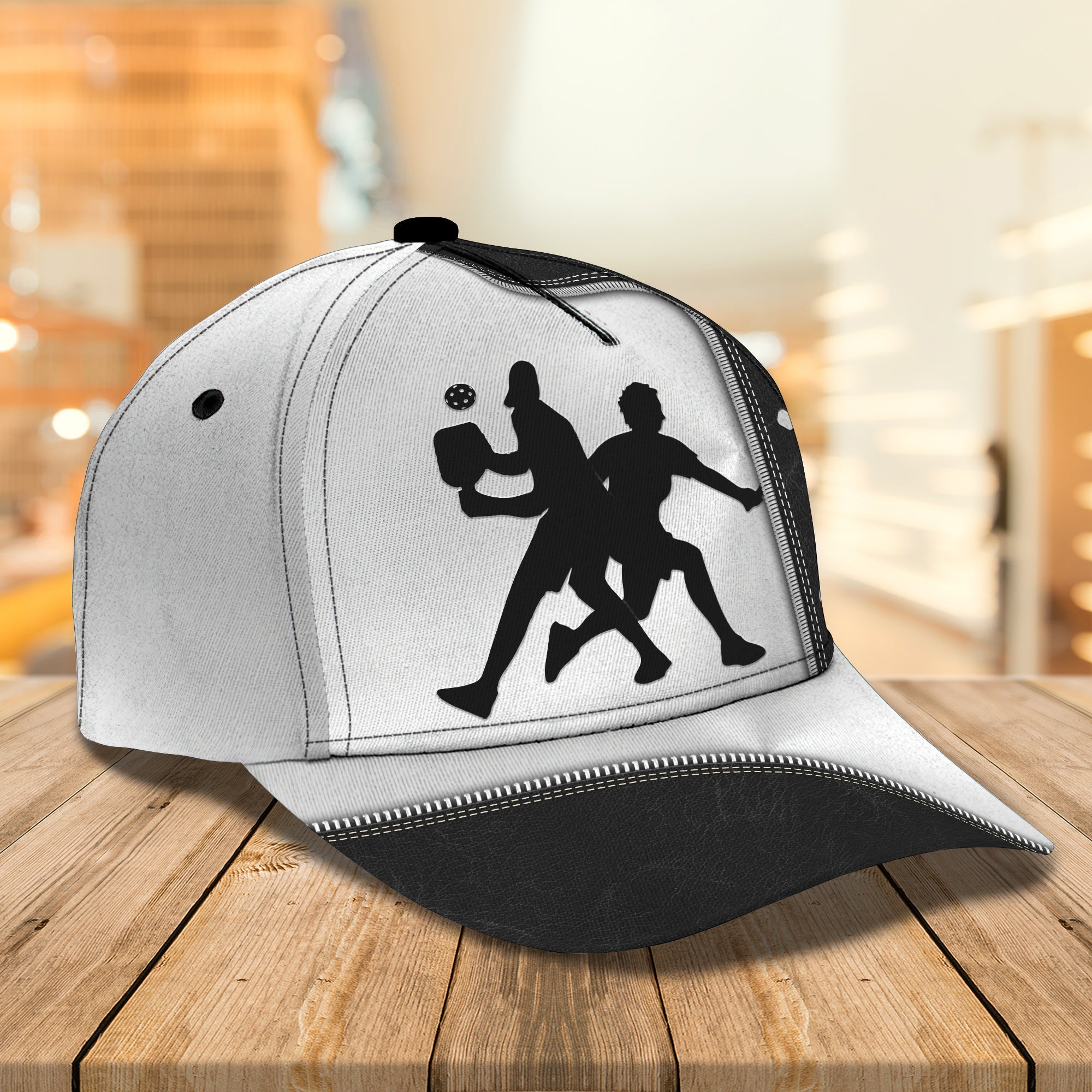 3D Classic Cap Pickleball Personalized Name Cap Trucker Hats Custom Hats Gifts For Men & Women