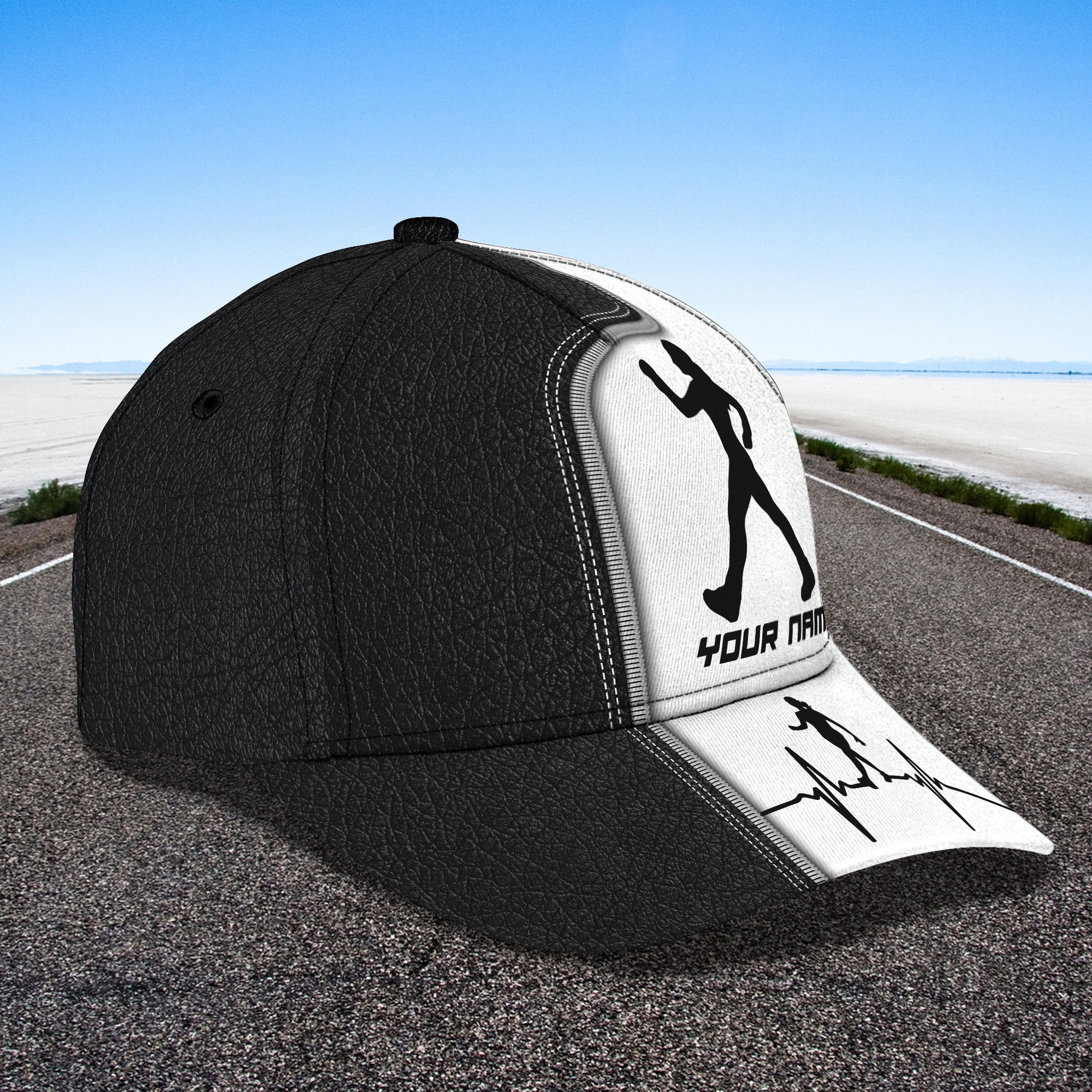 3D Classic Cap Race Walking Personalized Name Cap 01 Trucker Hats Custom Hats Gifts For Men & Women