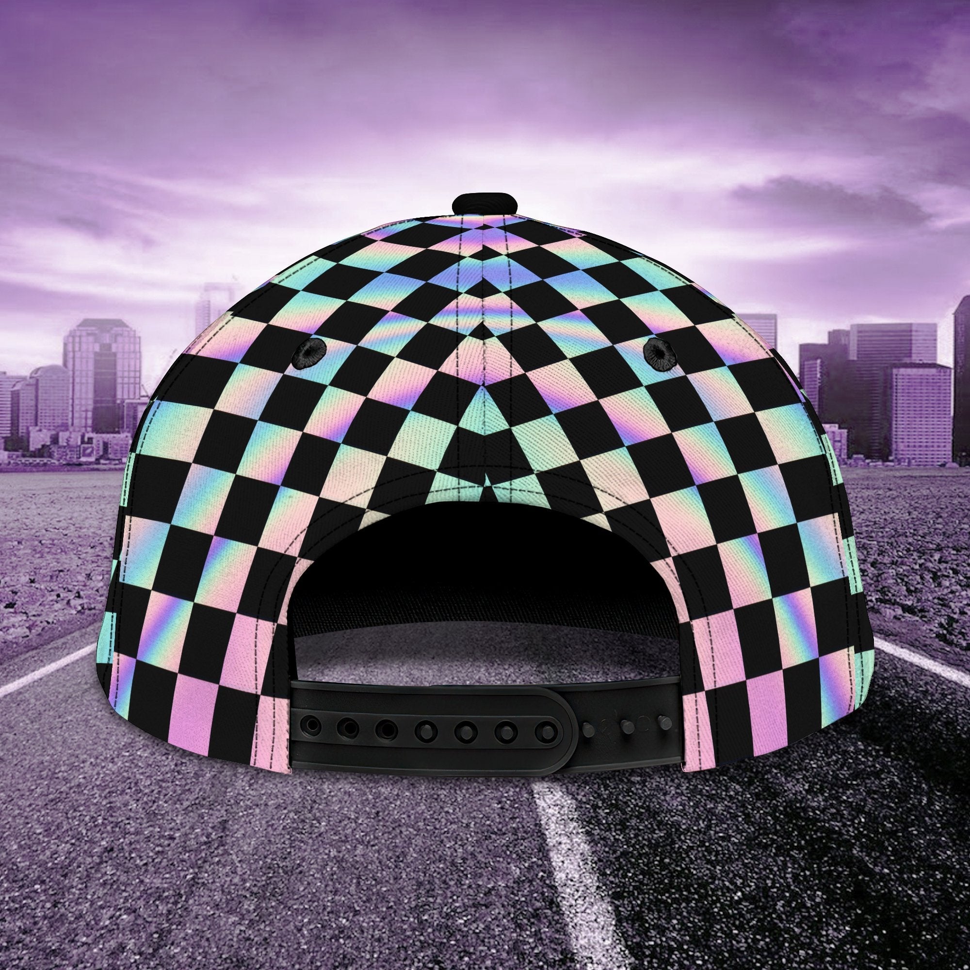 3D Classic Cap Racing Girl Personalized Name Cap 01 Trucker Hats Custom Hats Gifts For Men & Women