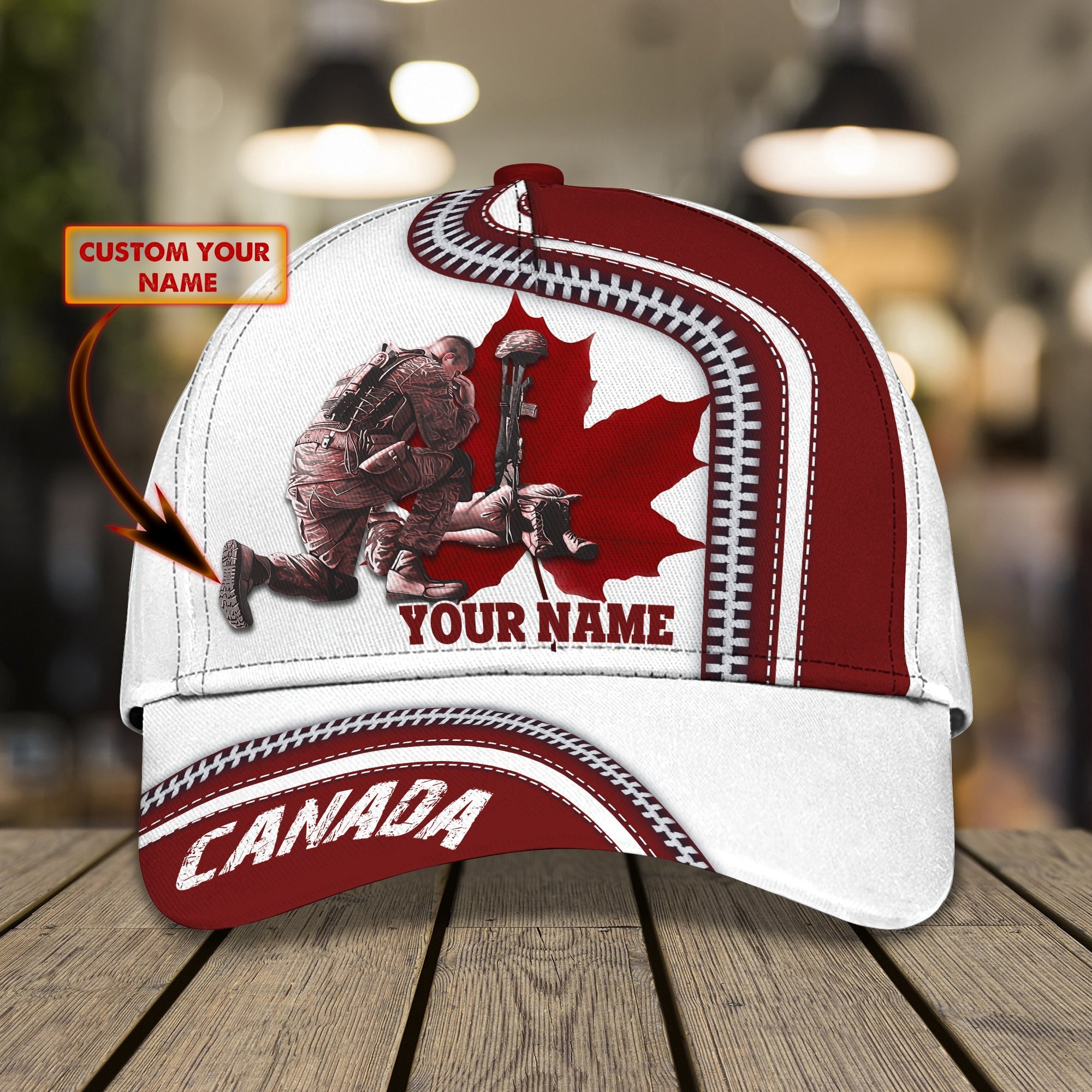 3D Classic Cap Remembrance Personalized Name Cap 1701 Trucker Hats Custom Hats Gifts For Men & Women