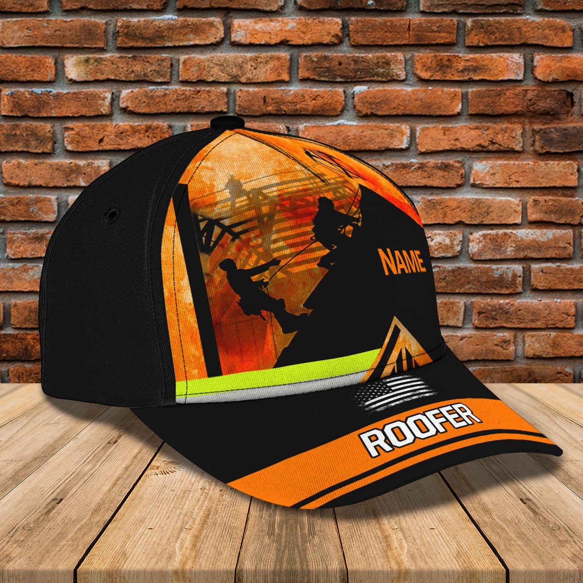 3D Classic Cap Roofer 2 Trucker Hats Custom Hats Gifts For Men & Women