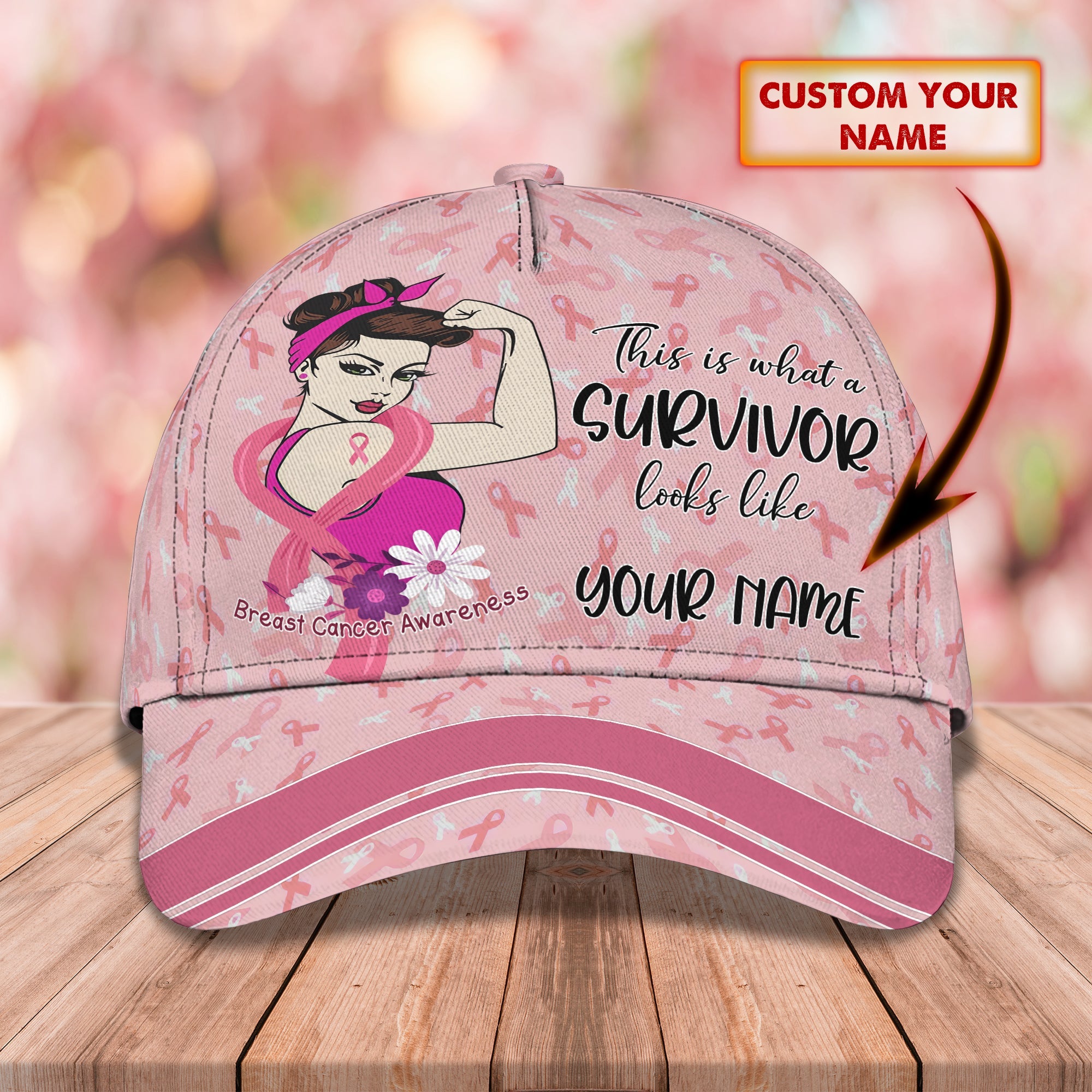 3D Classic Cap Survivor Look Like Personalized Name Cap Trucker Hats Custom Hats Gifts For Men & Women