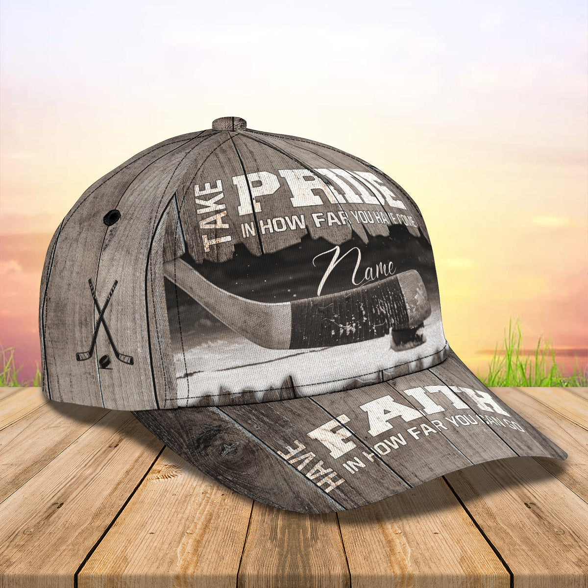 3D Classic Cap Take Pride In How Far You Have Comepersonalized Name Cap Trucker Hats Custom Hats Gifts For Men & Women