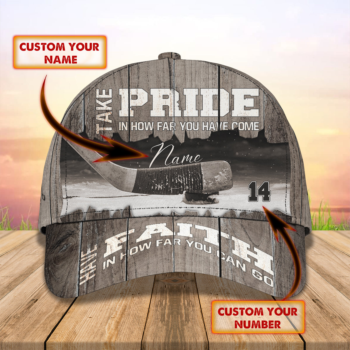 3D Classic Cap Take Pride In How Far You Have Comepersonalized Name Cap Trucker Hats Custom Hats Gifts For Men & Women