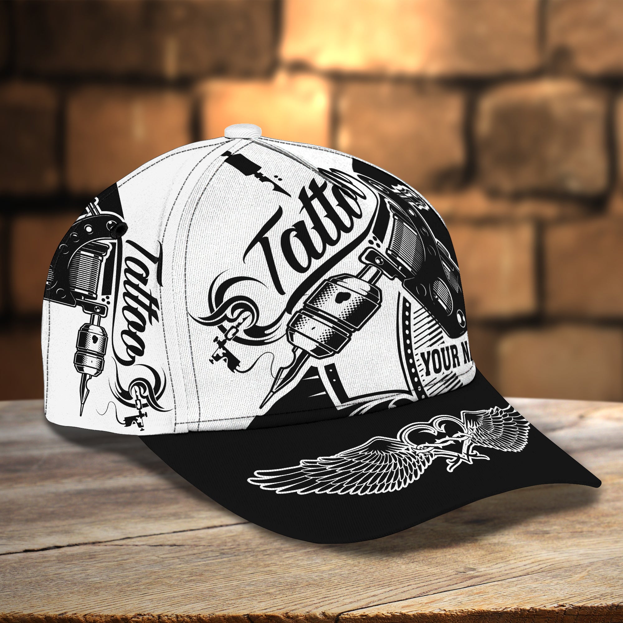 3D Classic Cap Tattoo Personalized Name Cap 79 Trucker Hats Custom Hats Gifts For Men & Women