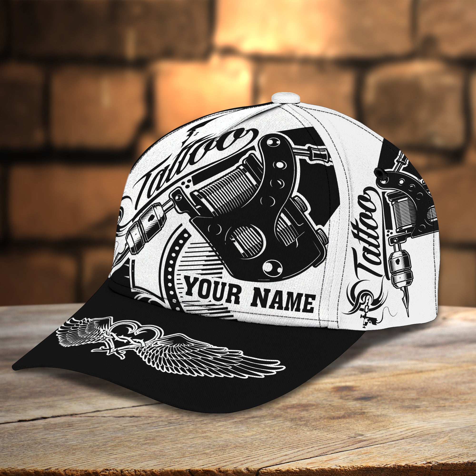 3D Classic Cap Tattoo Personalized Name Cap 79 Trucker Hats Custom Hats Gifts For Men & Women