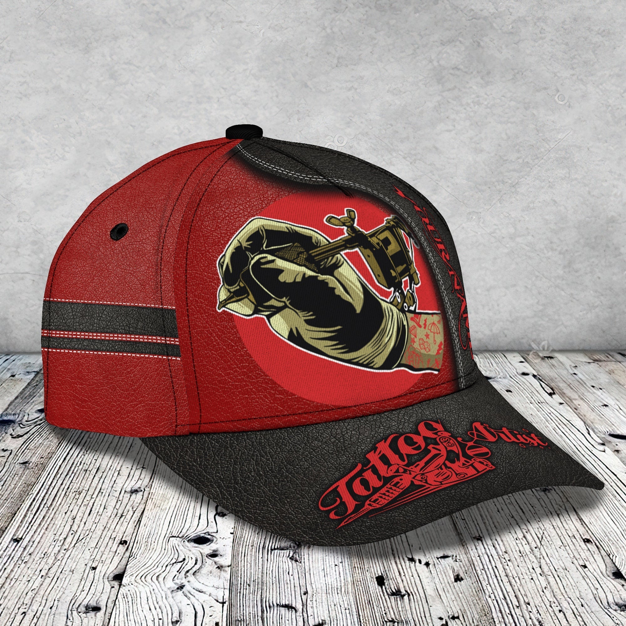 3D Classic Cap Tattoos Artist Personalized Name Cap 106 Trucker Hats Custom Hats Gifts For Men & Women