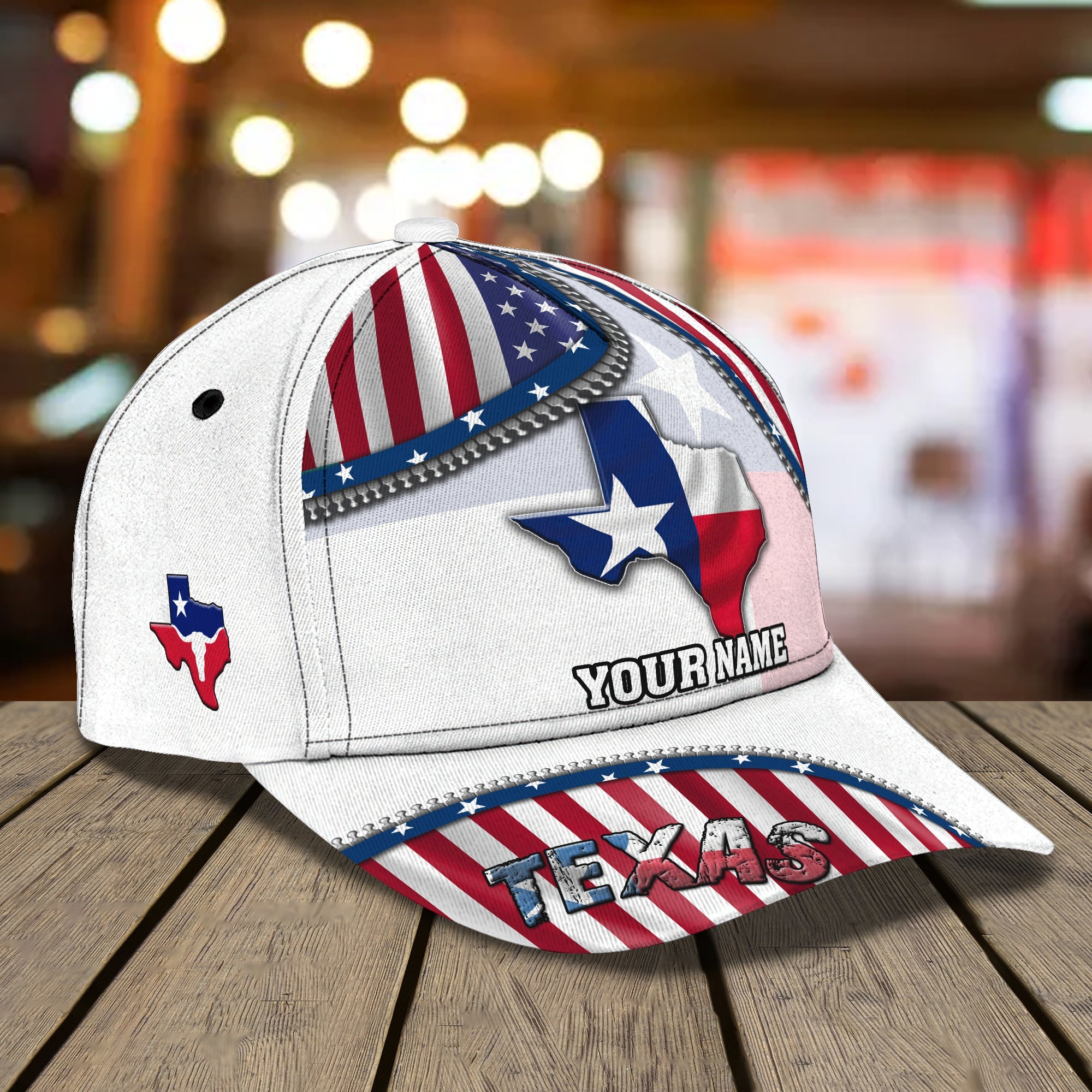 3D Classic Cap Texas 21 Personalized Name Cap Trucker Hats Custom Hats Gifts For Men & Women