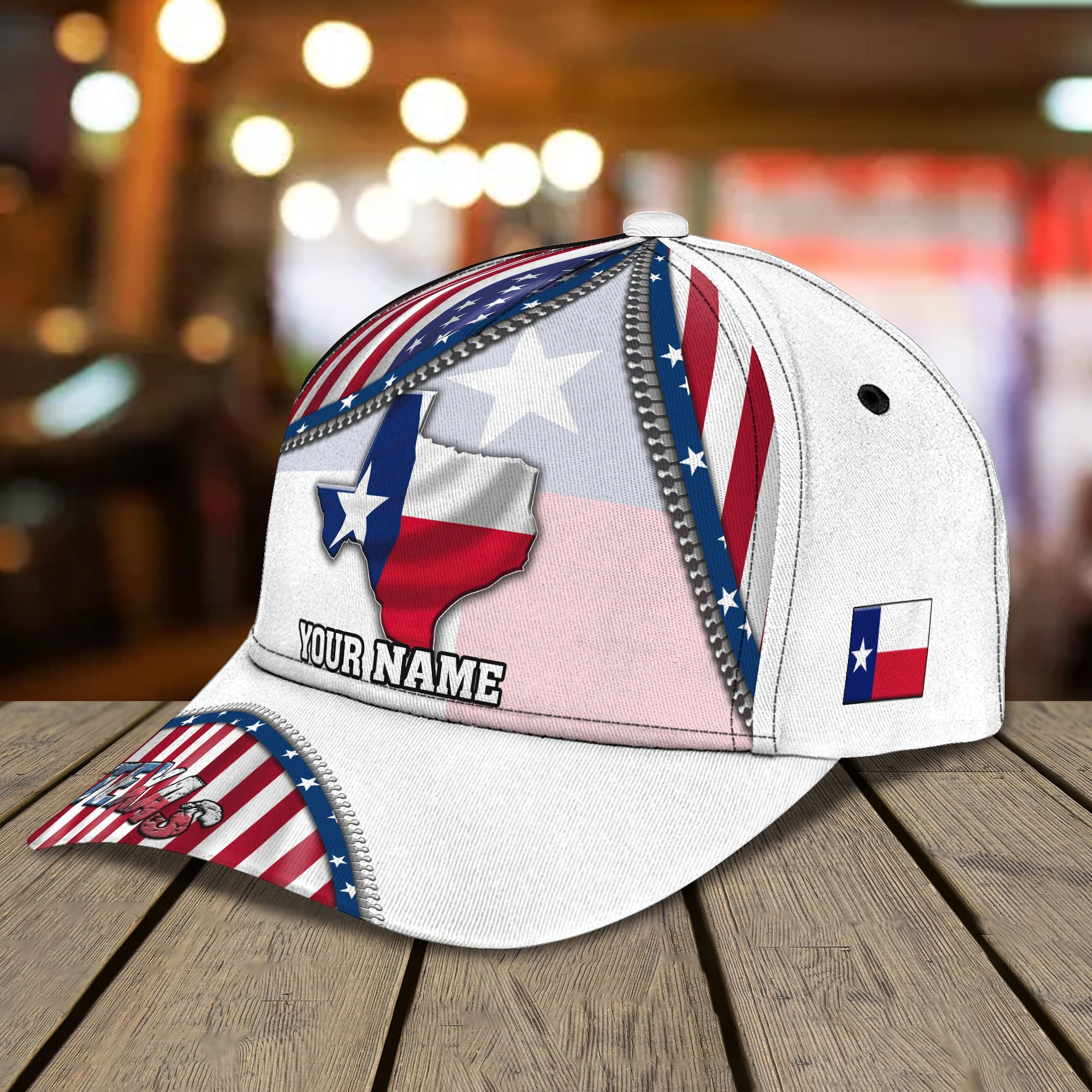 3D Classic Cap Texas 21 Personalized Name Cap Trucker Hats Custom Hats Gifts For Men & Women