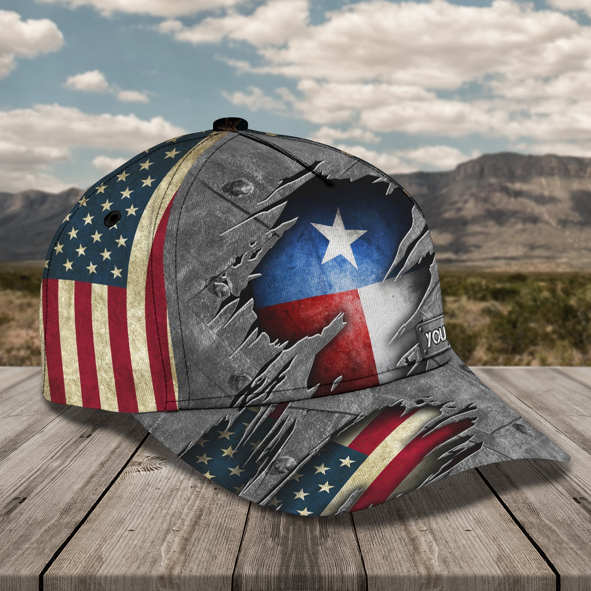 3D Classic Cap Texas A Personalized Classic Cap Trucker Hats Custom Hats Gifts For Men & Women