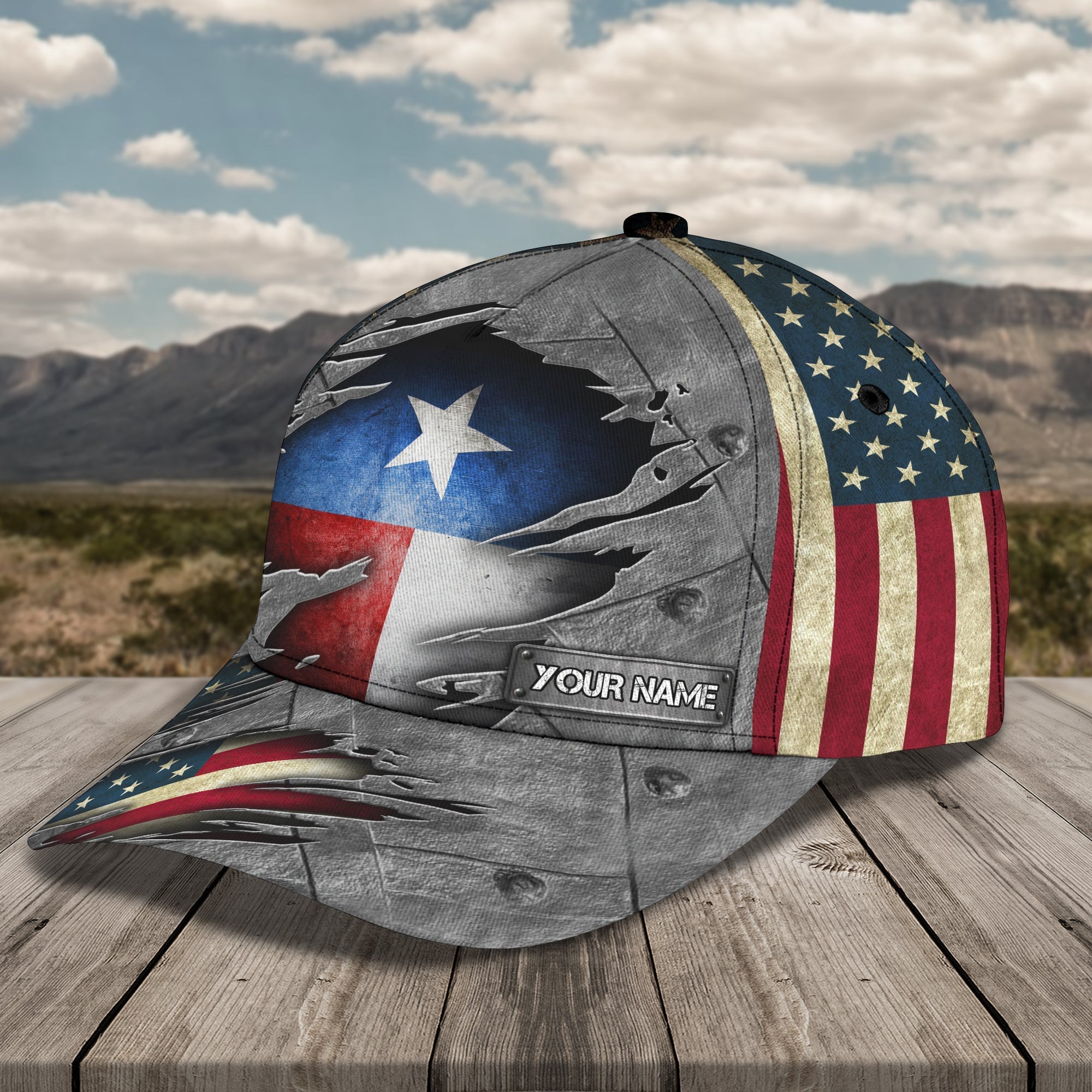 3D Classic Cap Texas A Personalized Classic Cap Trucker Hats Custom Hats Gifts For Men & Women