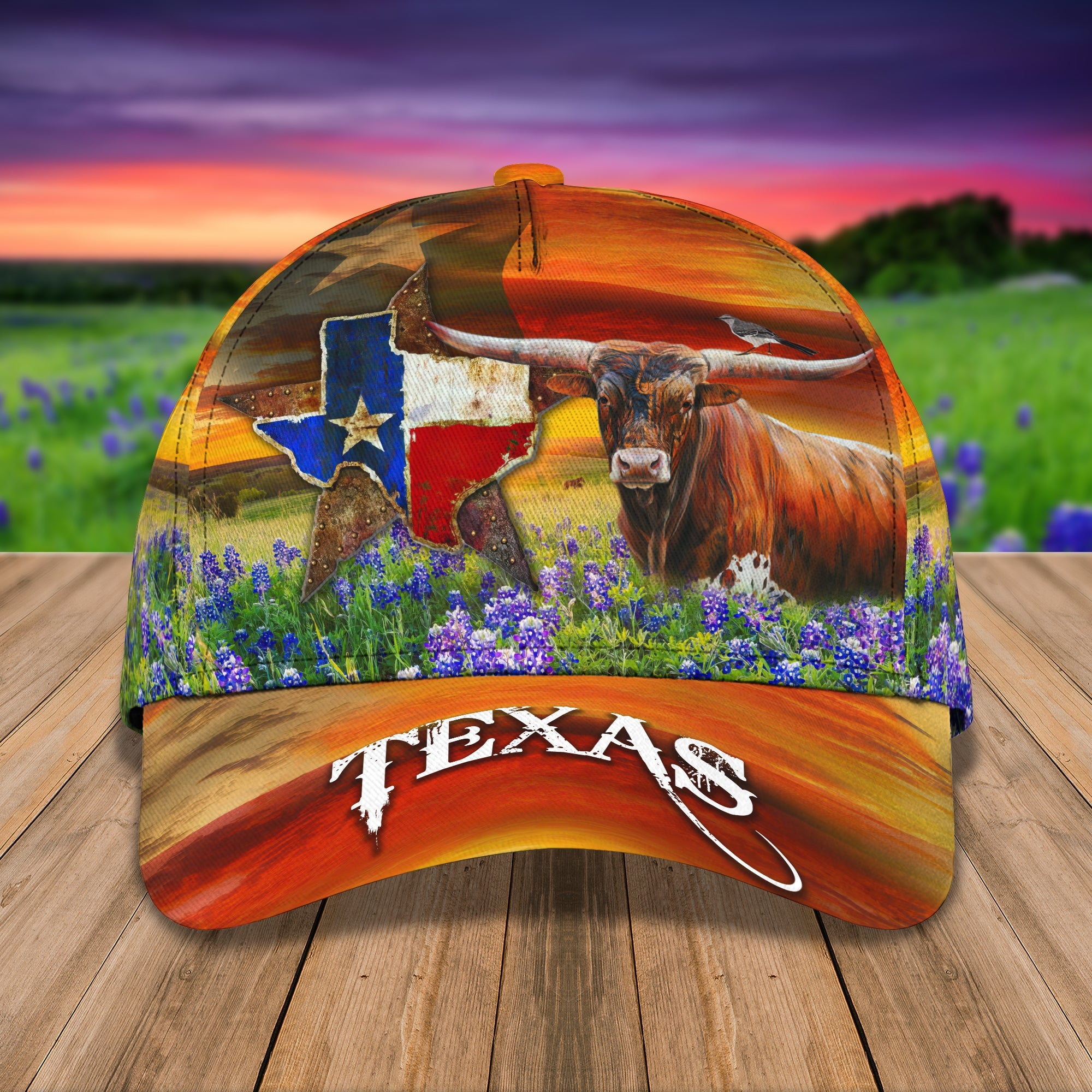 3D Classic Cap Texas Classic Cap 484 Trucker Hats Custom Hats Gifts For Men & Women