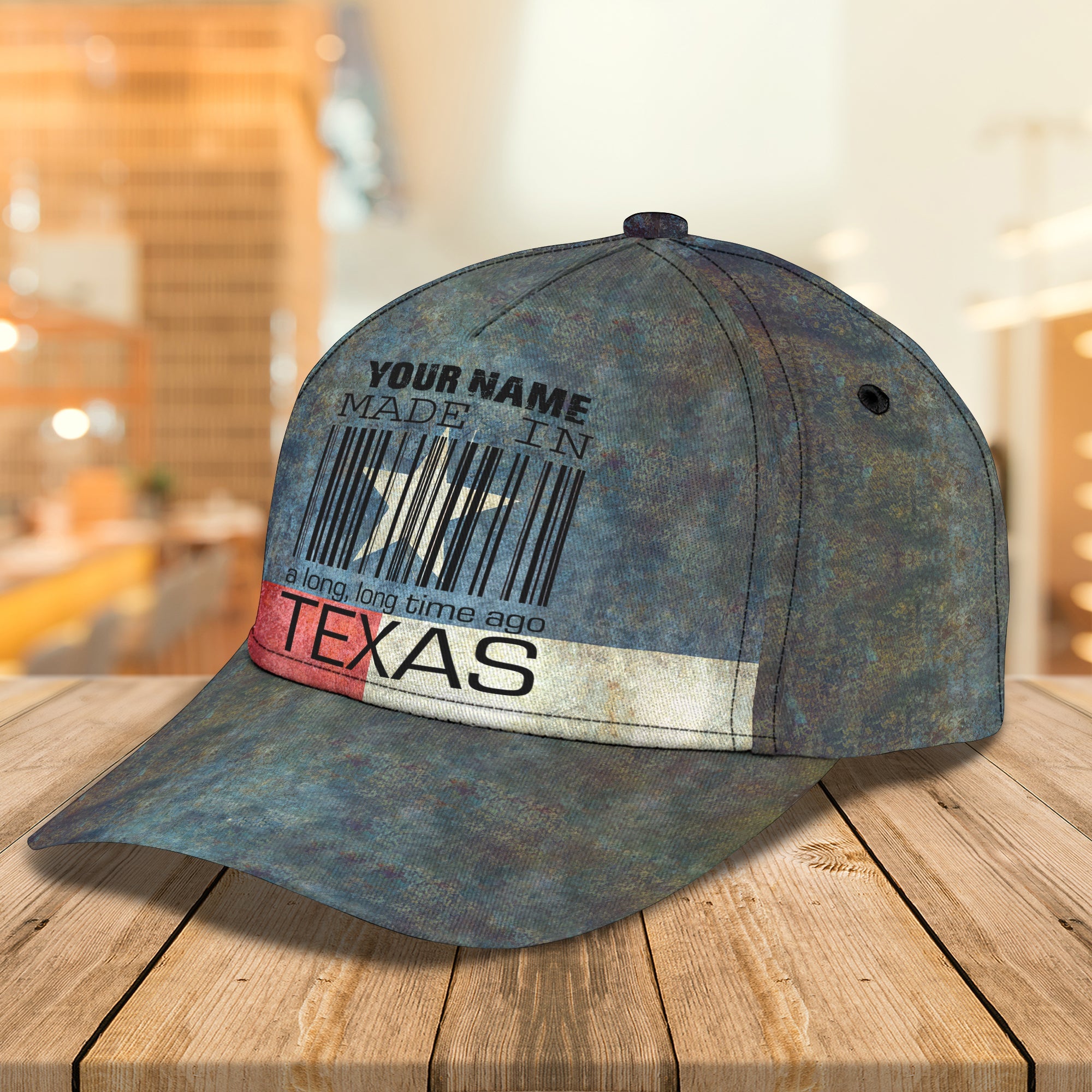 3D Classic Cap Texas Personalized Name Cap 1 Trucker Hats Custom Hats Gifts For Men & Women