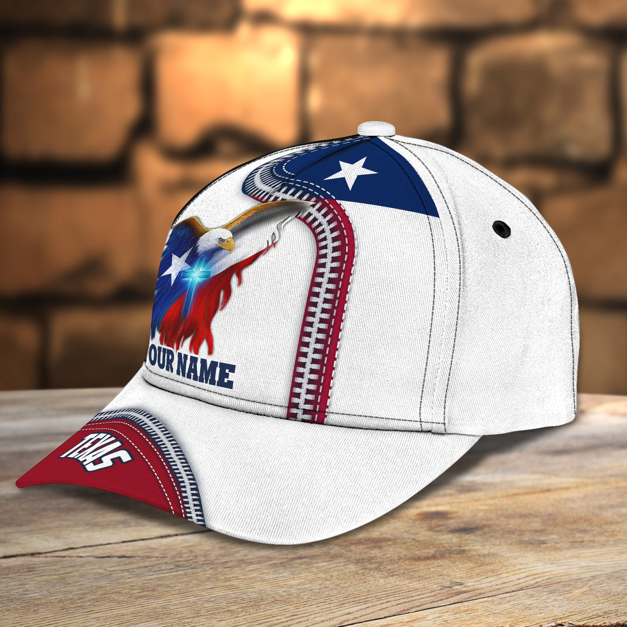 3D Classic Cap Texas Personalized Name Cap Trucker Hats Custom Hats Gifts For Men & Women