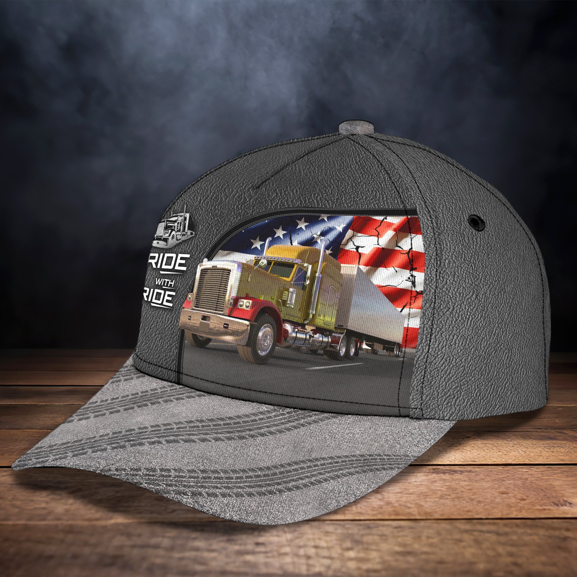 3D Classic Cap Truck Driver Personalized Name Cap Trucker Hats Custom Hats Gifts For Men & Women