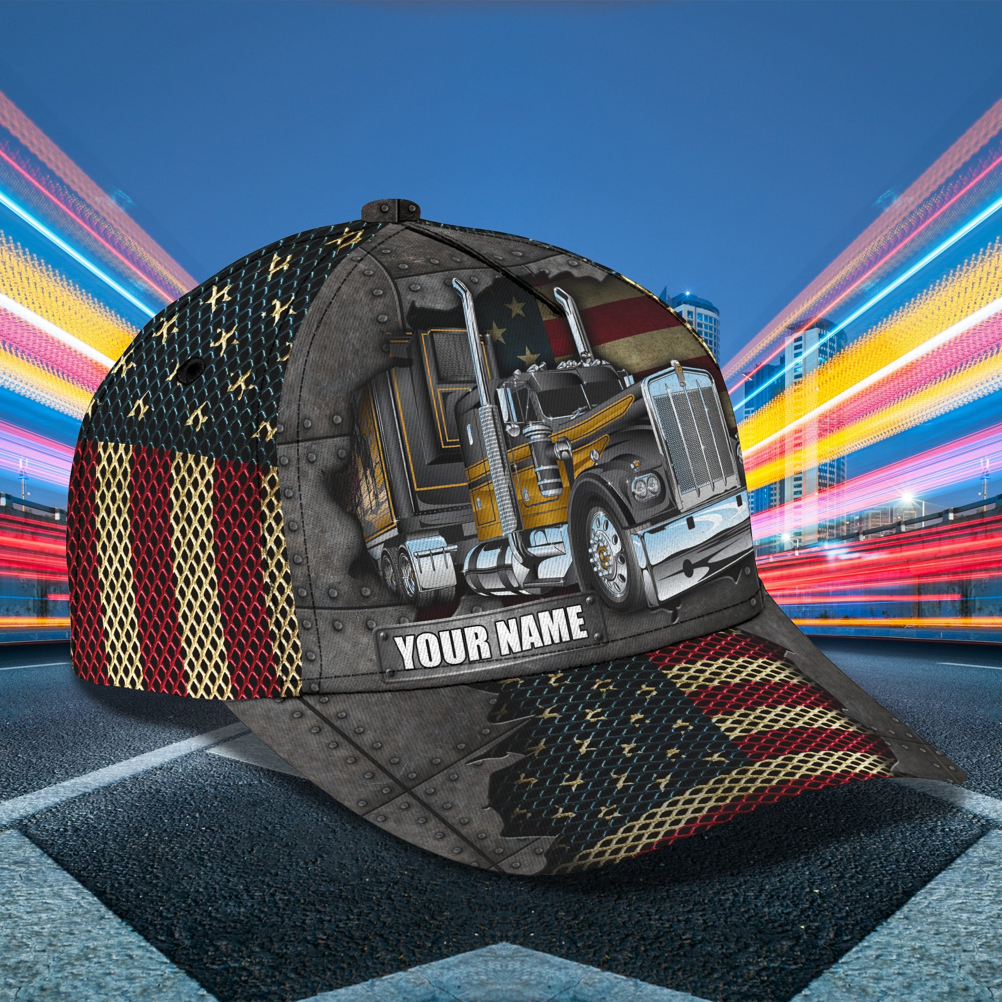 3D Classic Cap Trucker 001 Personalized Name Cap Trucker Hats Custom Hats Gifts For Men & Women